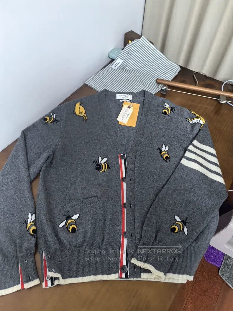 Thom Browne Thom Browne Wool Cardigan Size US L / EU 52-54 / 3 - 1 Thumbnail