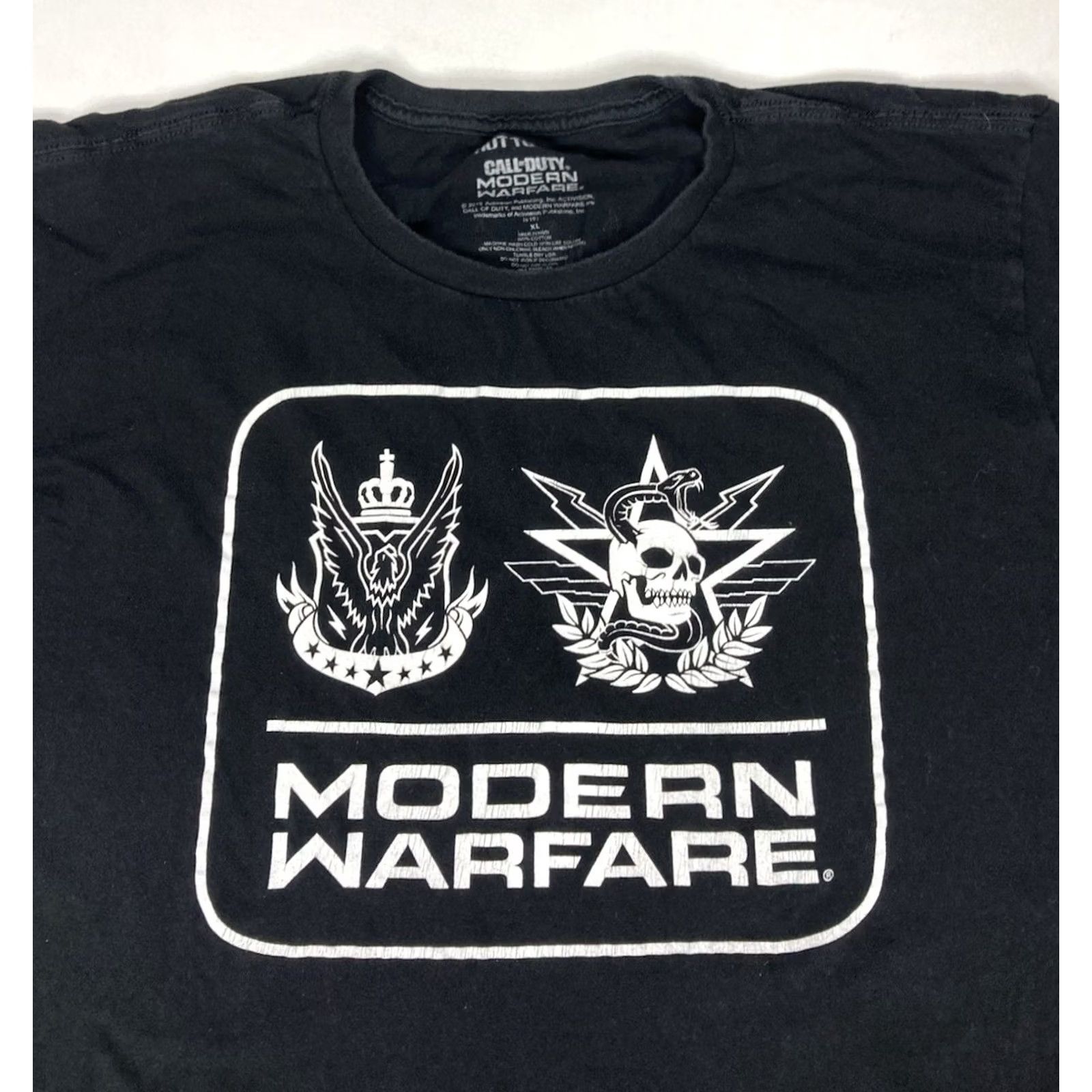 Vintage VINTAGE Call Of Duty Modern Warfare Graphic T-shirt Men XL Black Short Sleeve Size US XL / EU 56 / 4 - 2 Thumbnail