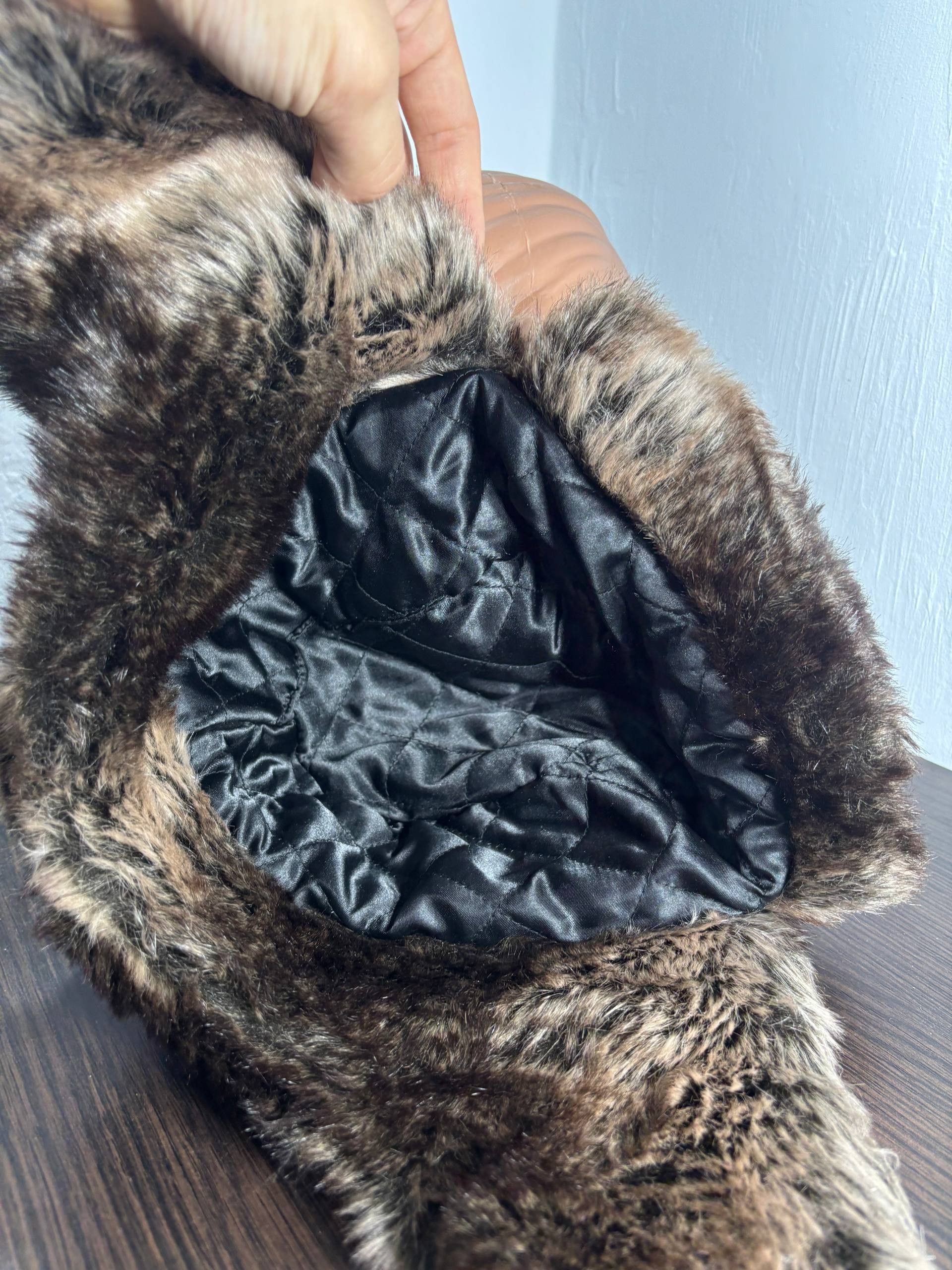 Vintage FUZZY OVER FUR Opium IfSixWasNine Ushanka Hat