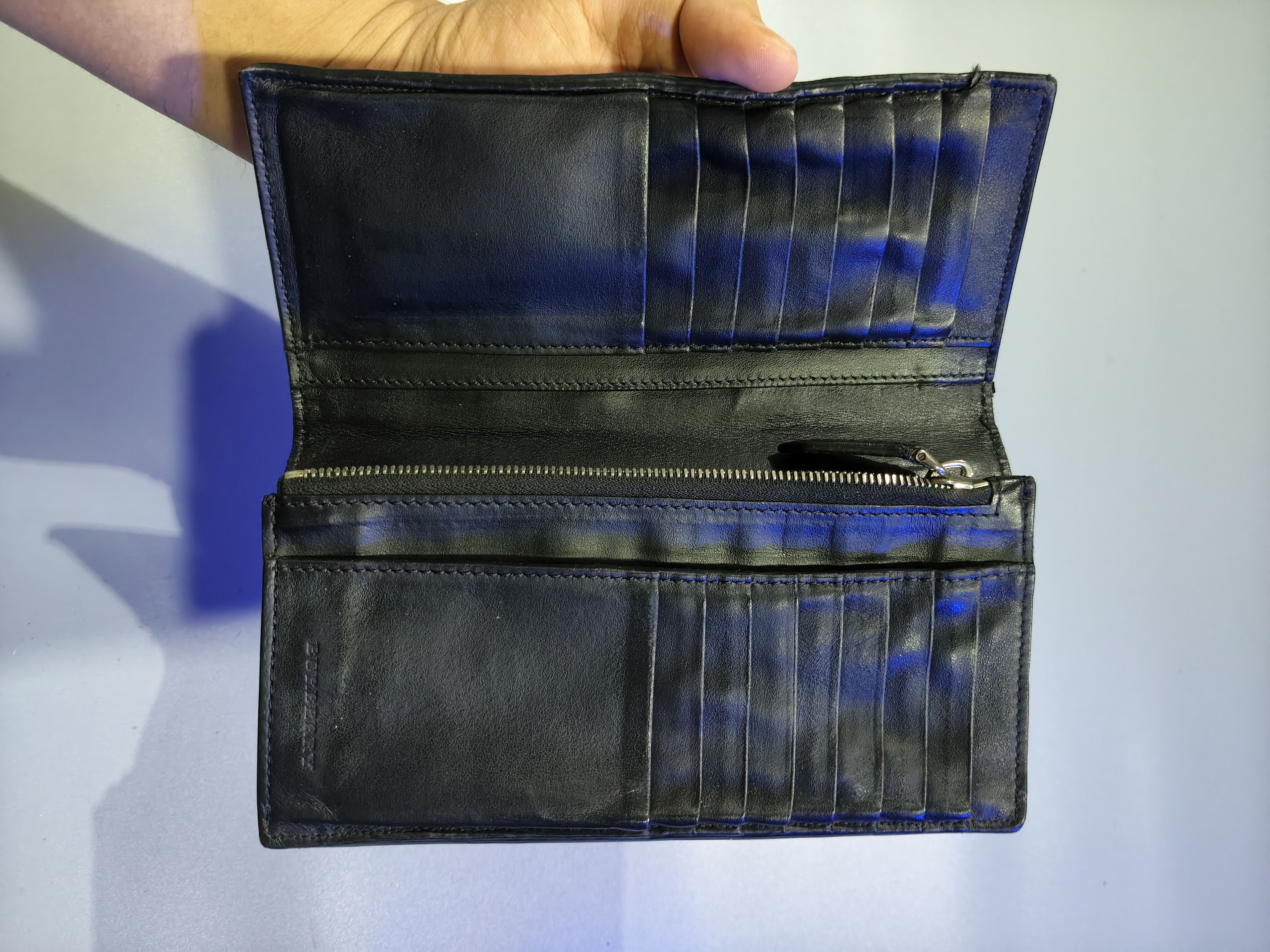Burberry Burberry Canvas Long Wallet iconic Nova Check pattern. Size ONE SIZE - 11 Thumbnail