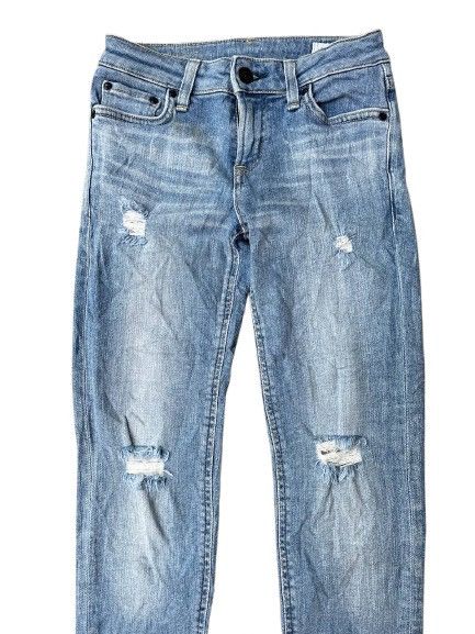 Edwin EDWIN JEANS LADY SLIM FITS DISTRESSED STYLE RARE Size 28" / US 6 / IT 42 - 2 Thumbnail