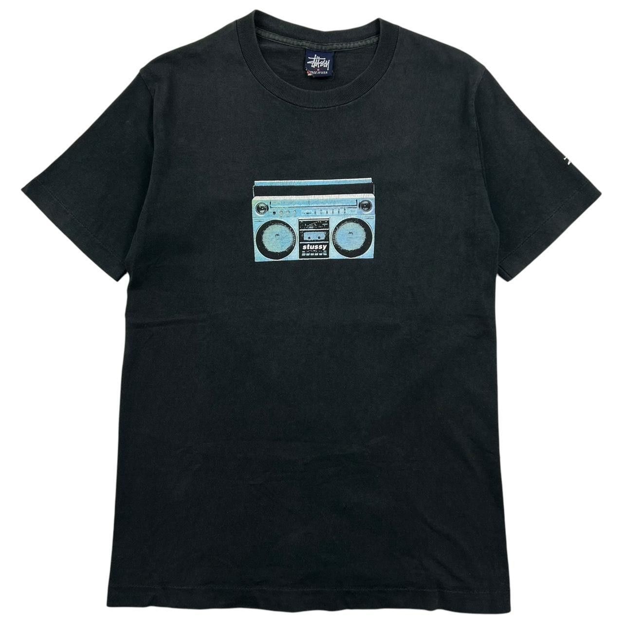 Stussy Vintage 90s Stussy Boom Box / Radio / Stereo T-Shirt - Small Size US S / EU 44-46 / 1 - 1 Thumbnail