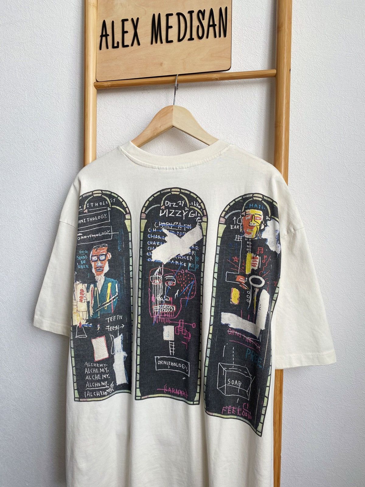 H&M × Jean-Michel Basquiat × Who Decides War WHO DECIDES WAR x BASQUIAT x H&M RELAXED FIT COTTON T-SHIRT Size US XXL / EU 58 / 5 - 1 Thumbnail