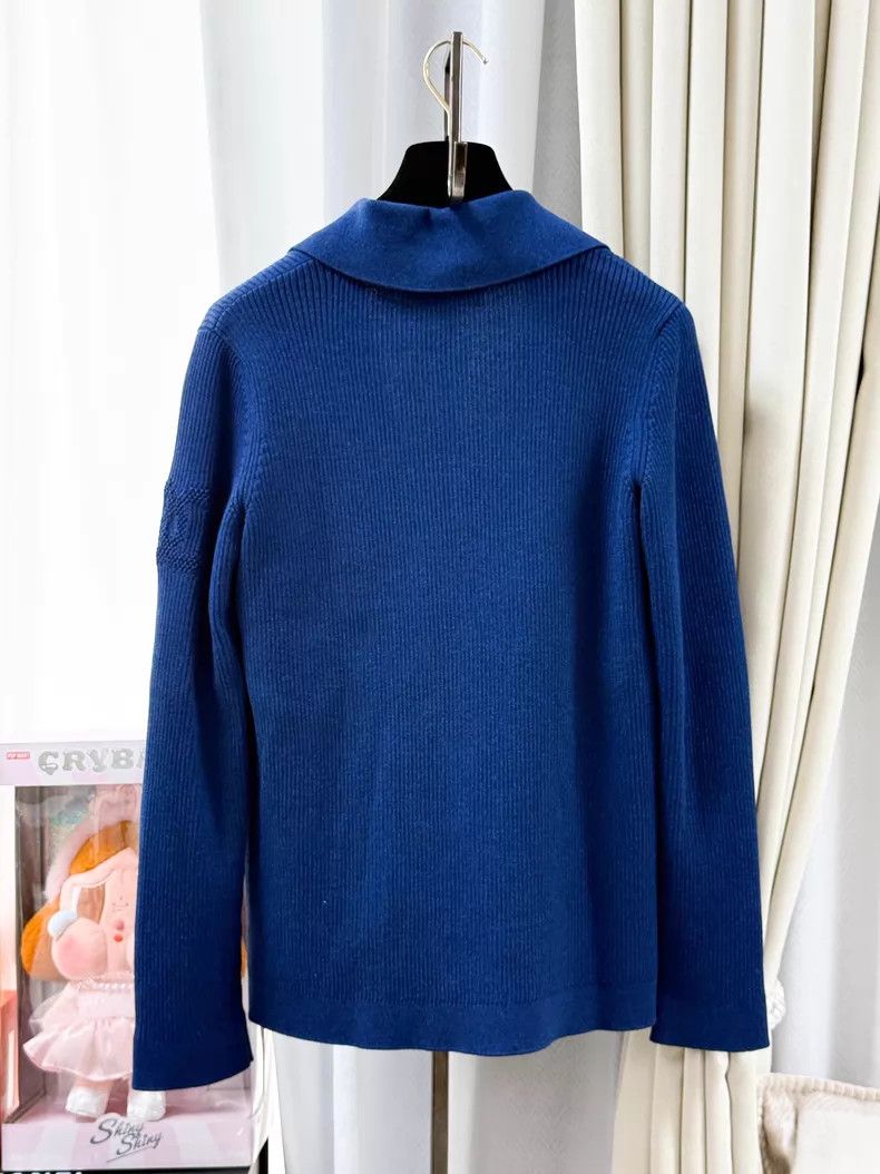 Chanel Chanel Lapel two-pocket double-c sleeve label knitted card Size XS / US 0-2 / IT 36-38 - 3 Thumbnail