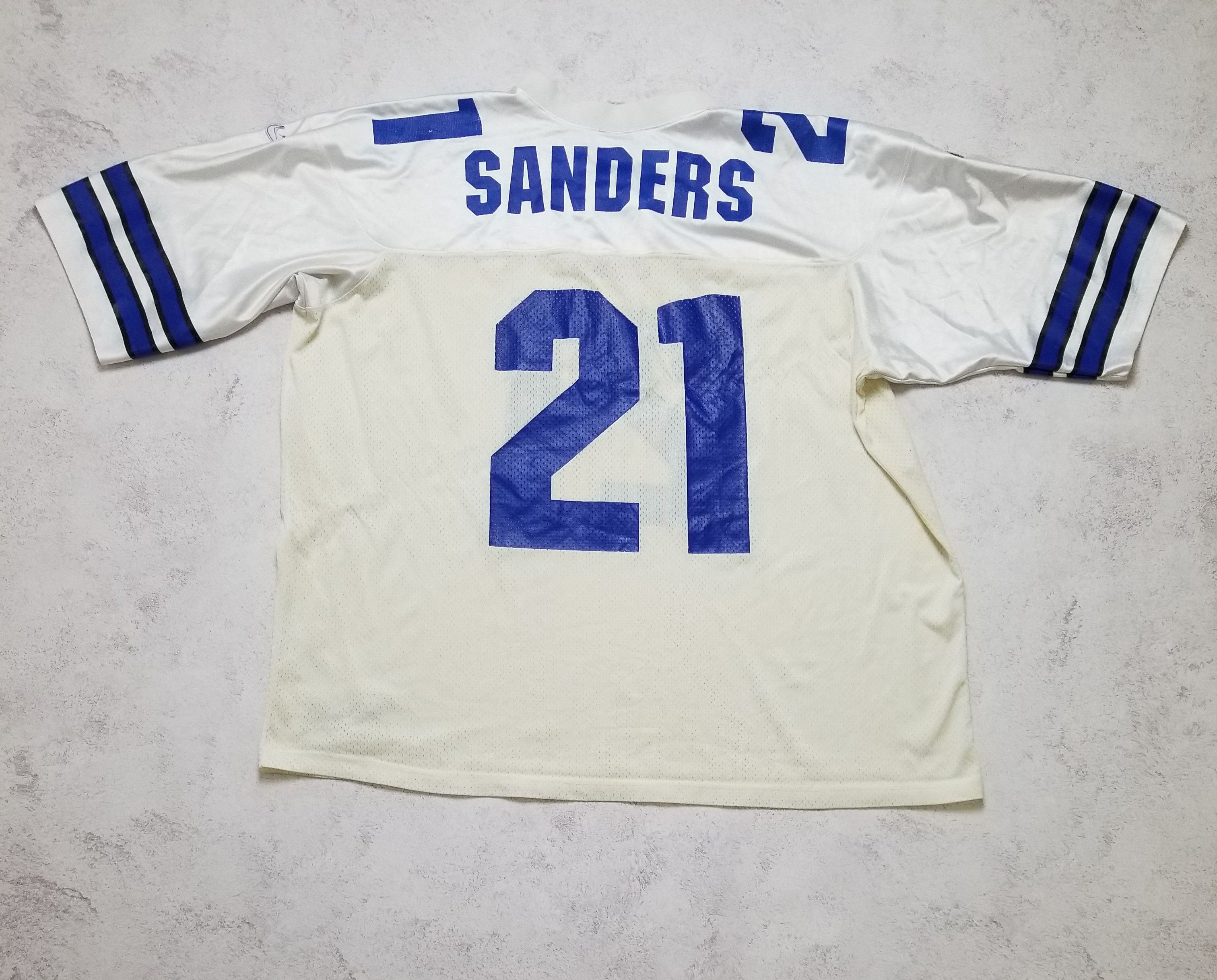 Nike Deion Sanders Dallas Cowboys Nike home NFL Jersey Size US XXL / EU 58 / 5 - 3 Thumbnail