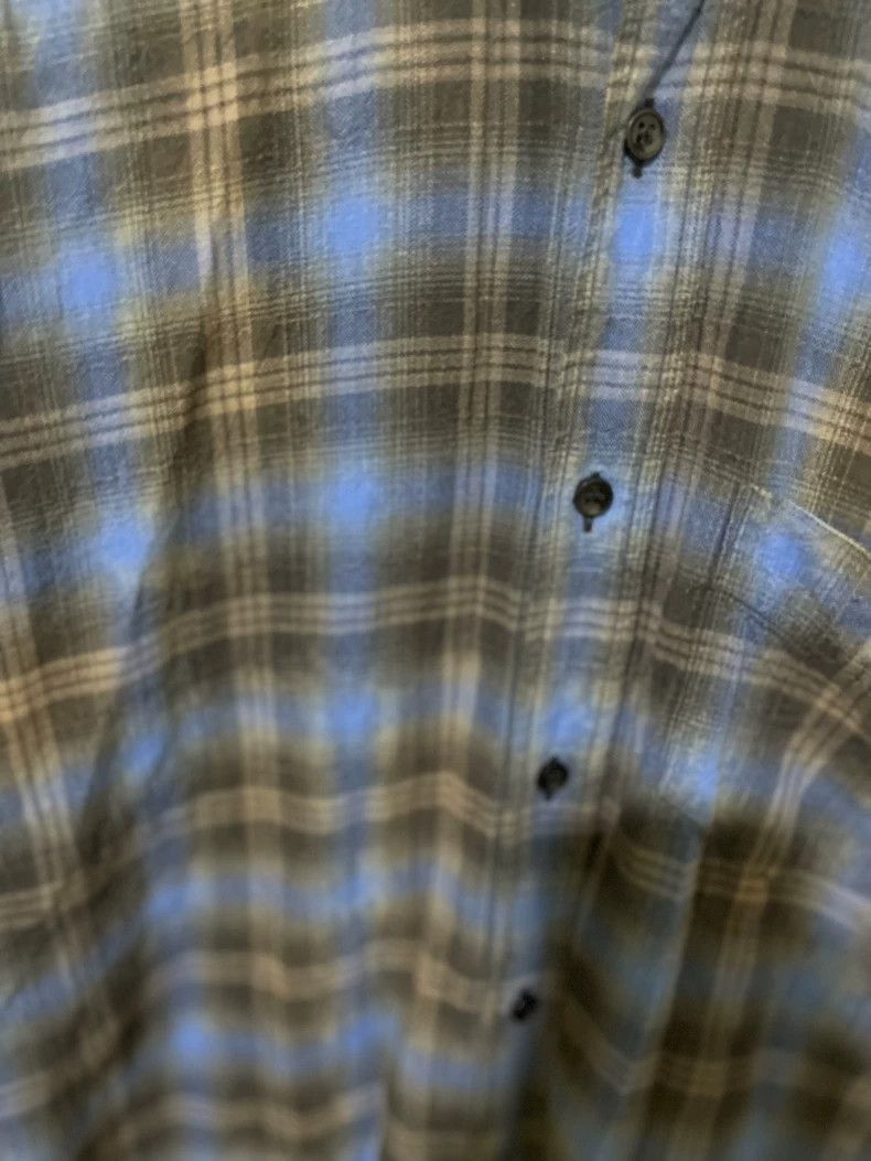 Saint Laurent Paris Saint Laurent Blue and Yellow Flannel Shirt-2505 Size US M / EU 48-50 / 2 - 2 Thumbnail