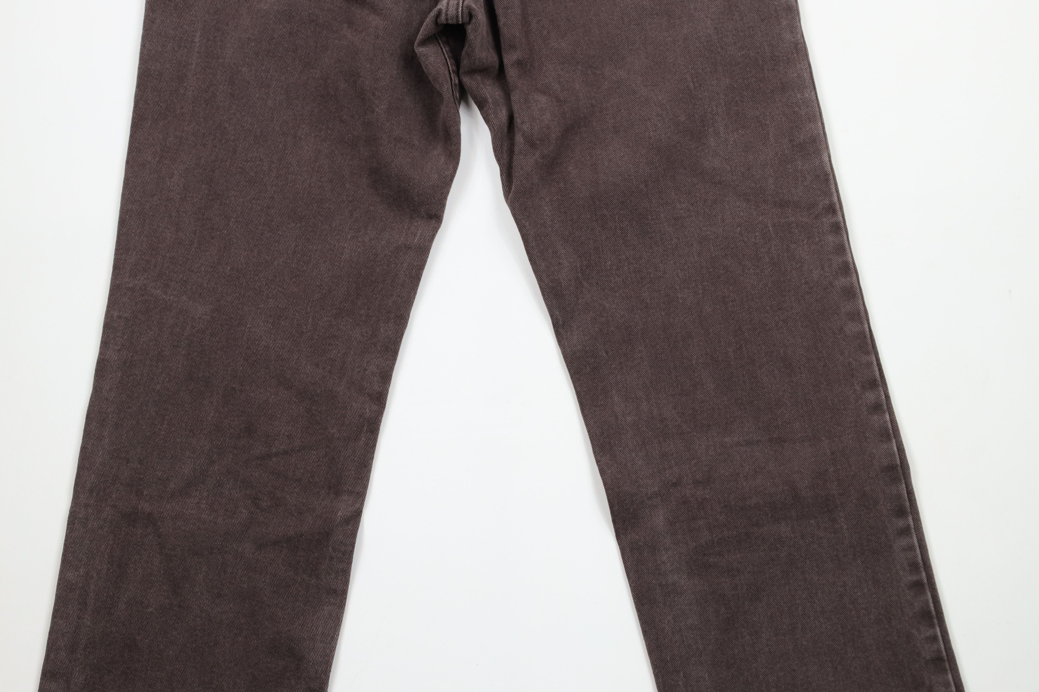 Lee × Vintage Vintage 90s Lee Straight Leg Denim Jeans Brown Cotton Size US 32 / EU 48 - 13 Thumbnail