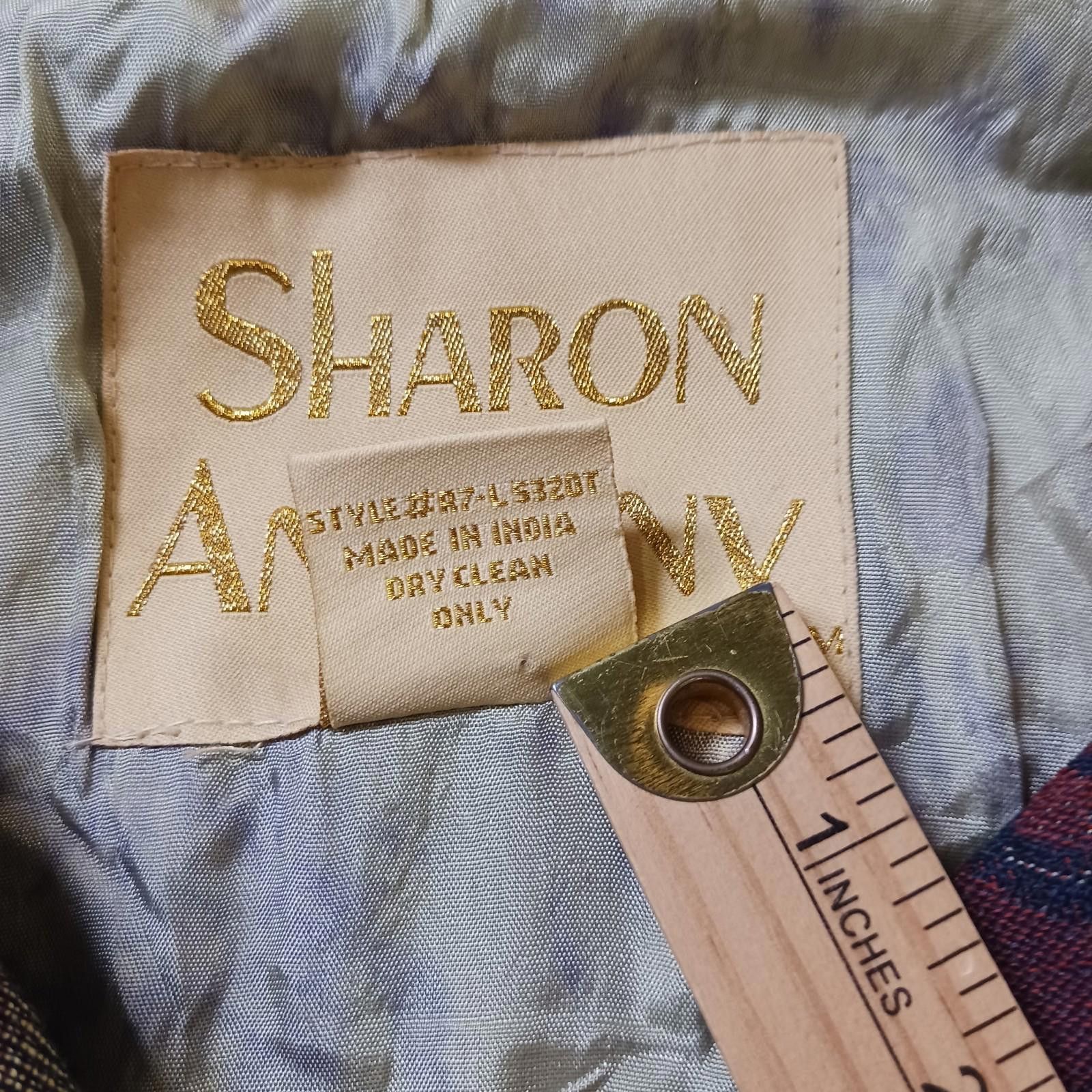 Other Sharon Anthony R7-L5320T Women's Silk Blend Jacket Size 1X Size XL / US 12-14 / IT 48-50 - 5 Thumbnail