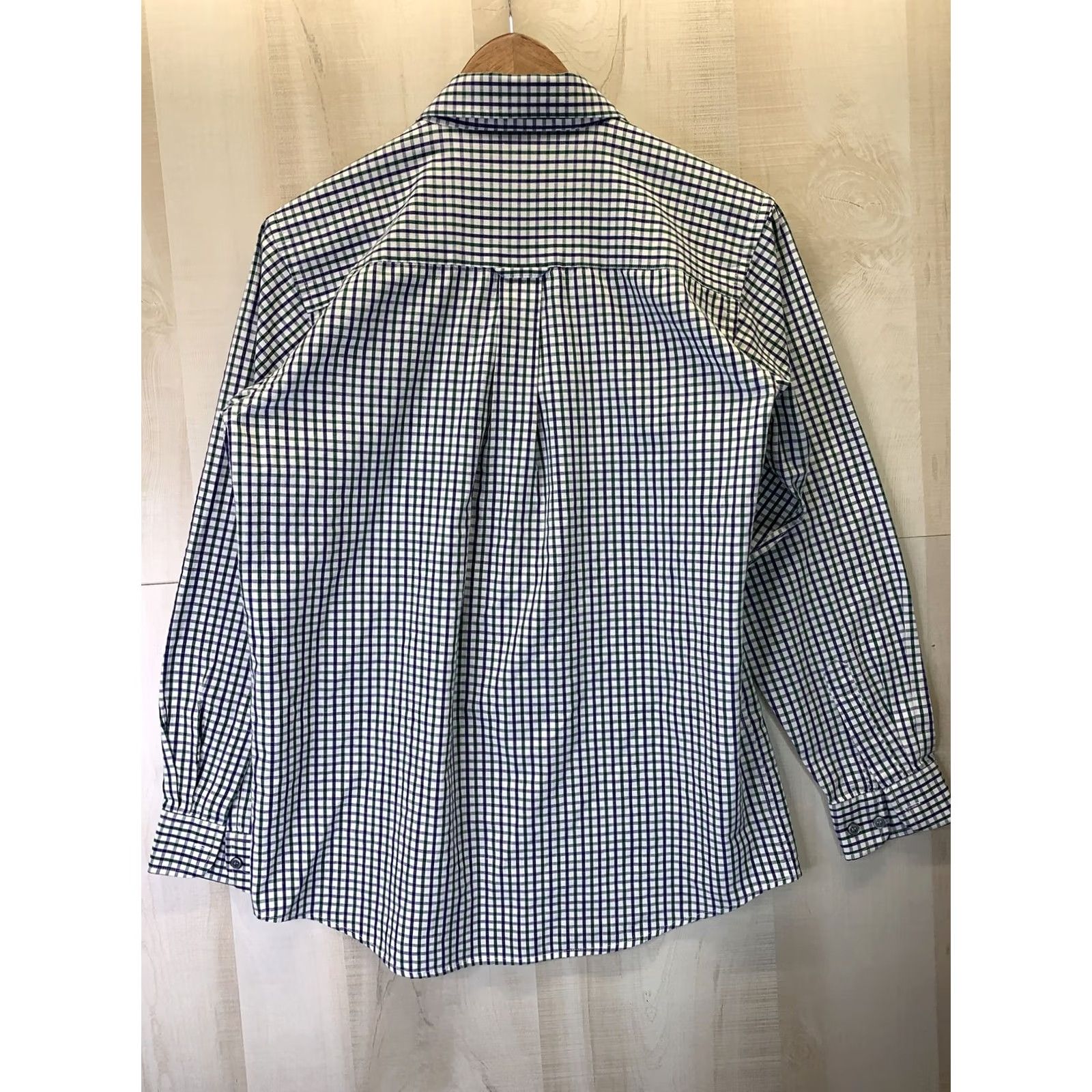 Vintage Bogari Men’s S 100% Cotton Plaid Button-Up Long Sleeve Shirt Office/Workwear Shirt Mens XS? Size US S / EU 44-46 / 1 - 5 Thumbnail