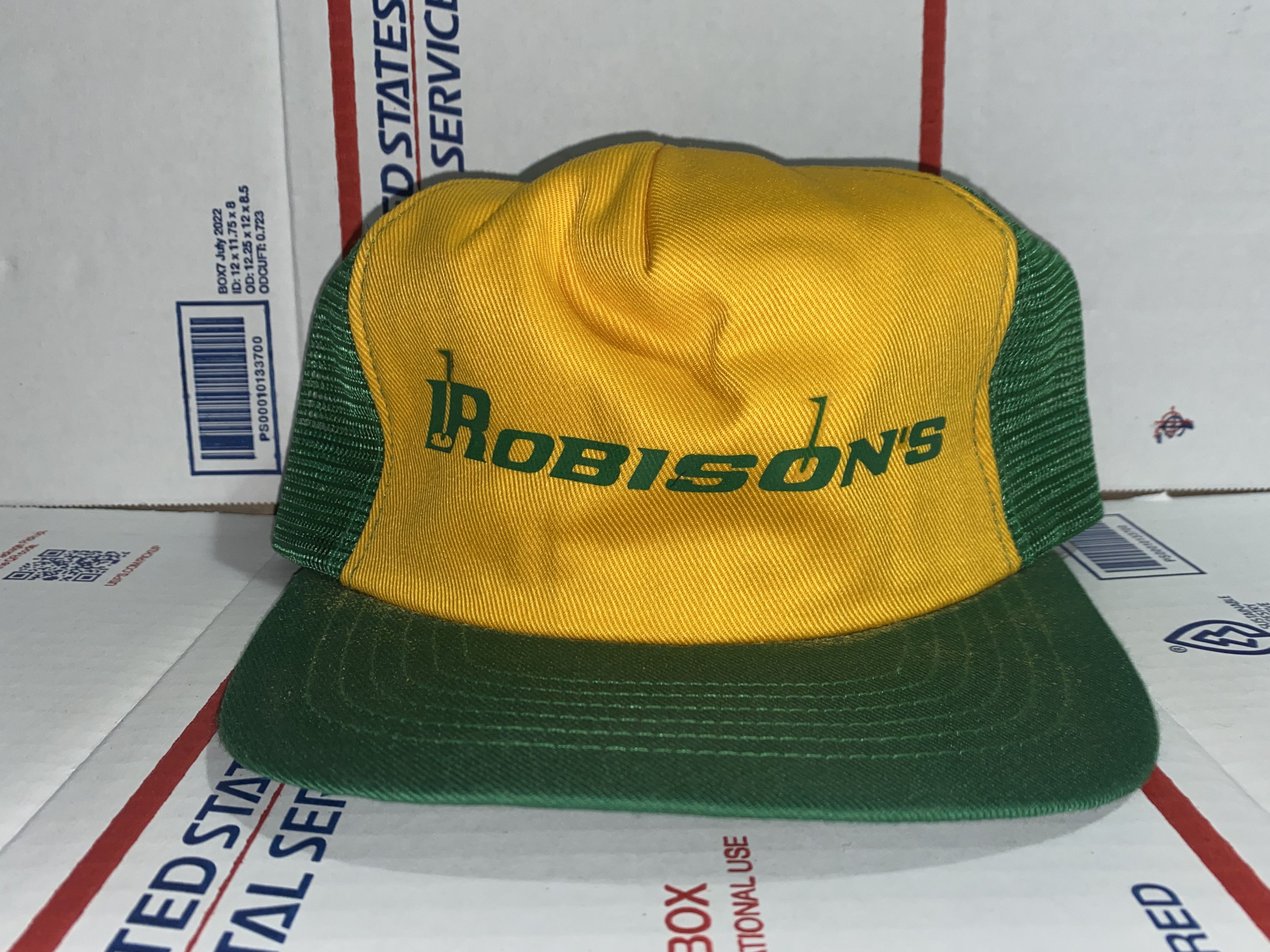 Swingster vintage Robison's Trucker hat Cap Golf golfing? brand co inc Size ONE SIZE - 1 Thumbnail
