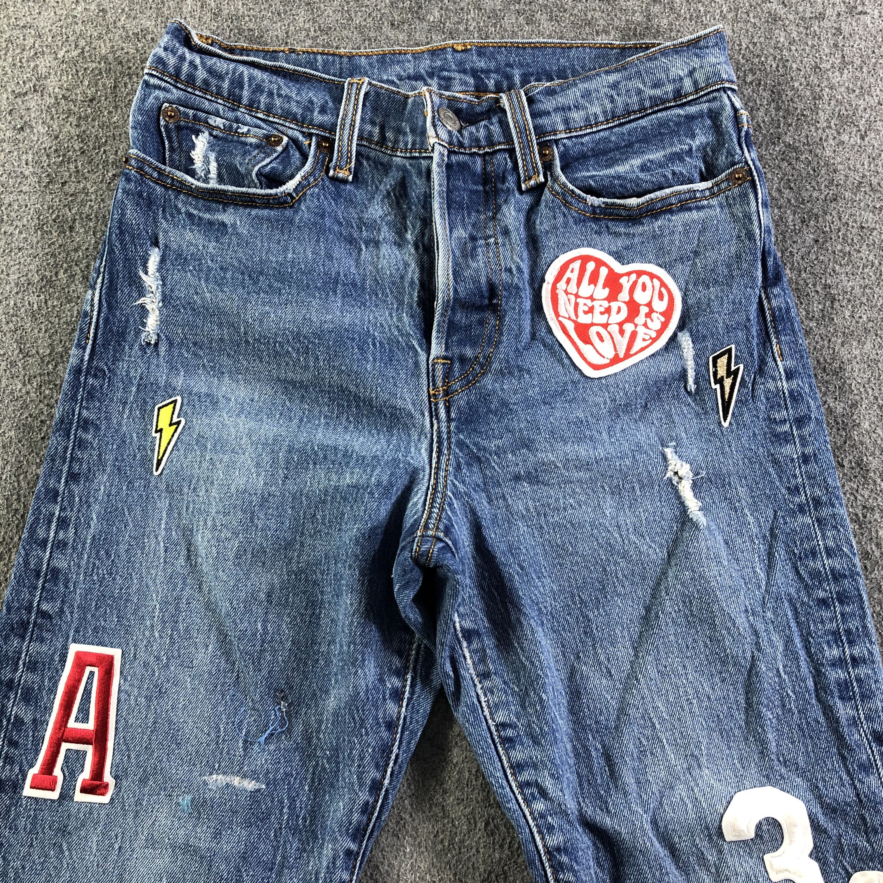Levi's Vintage Blue Wash Levis Jeans-J4089 Size US 27 - 3 Thumbnail