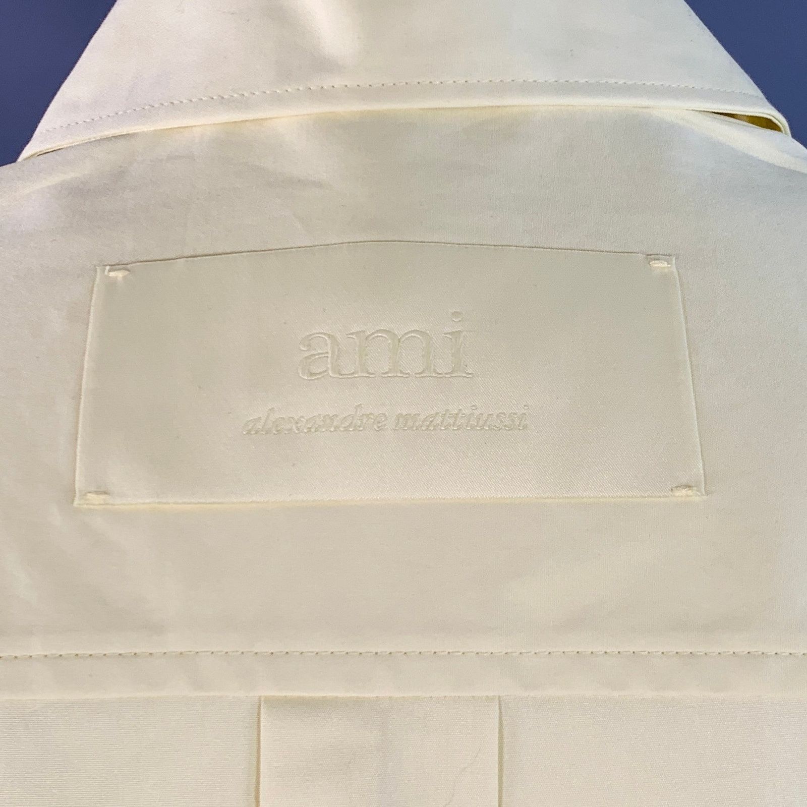AMI Size XS Butter Yellow Cotton Oversized Long Sleeve Shirt Size US XS / EU 42 / 0 - 4 Thumbnail