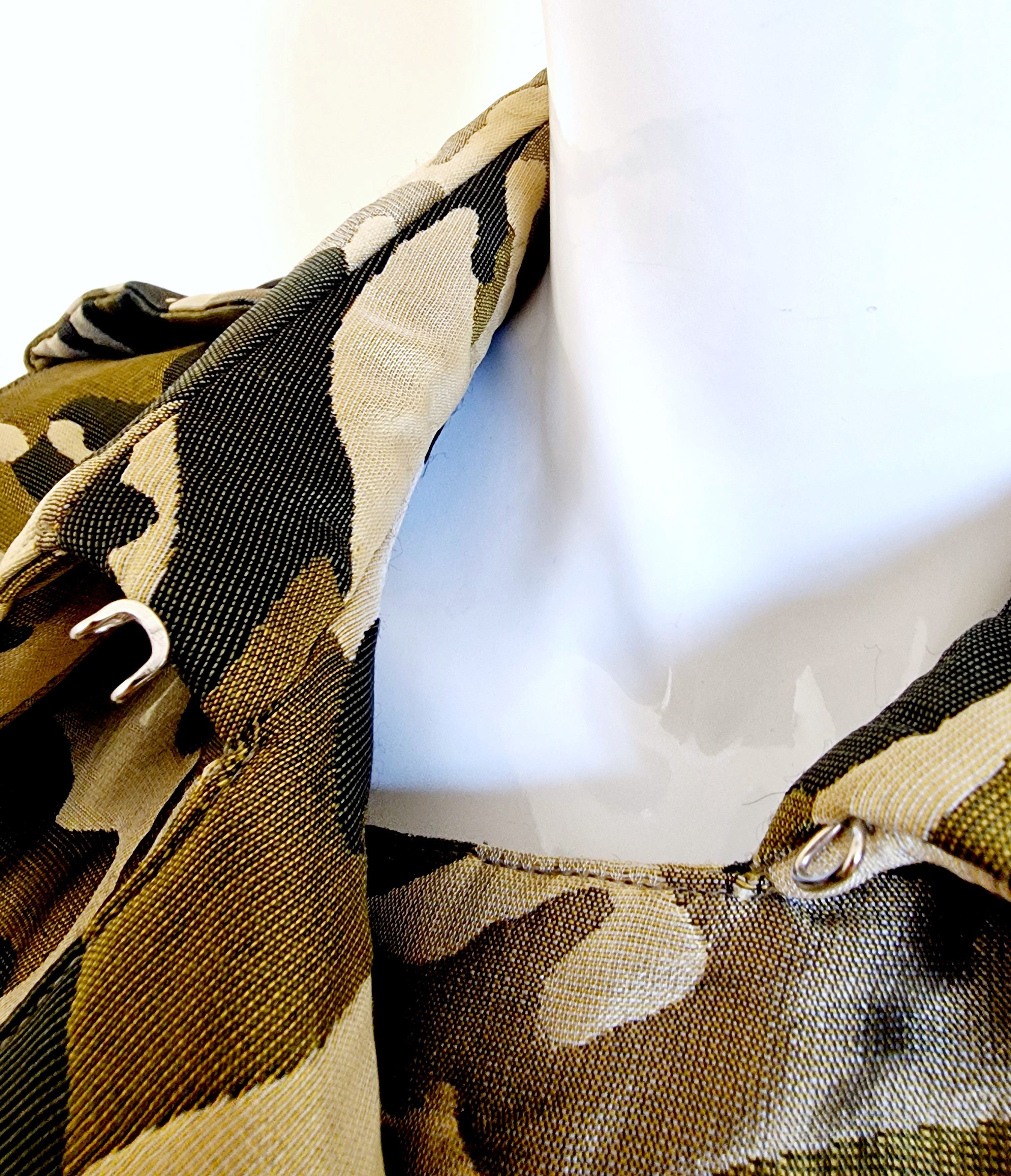 Alexander McQueen S/S 1998 Camo Camouflage Dress Suit