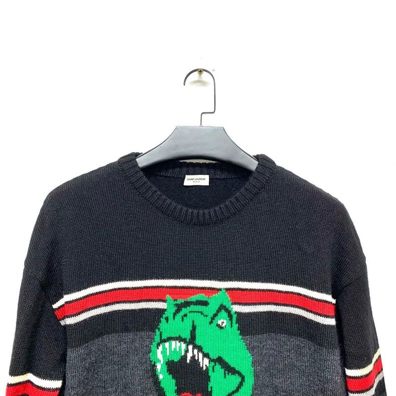 Saint Laurent Paris Saint Laurent Dinosaur Sweater 2504-Nextarrow Size US XL / EU 56 / 4 - 5 Thumbnail