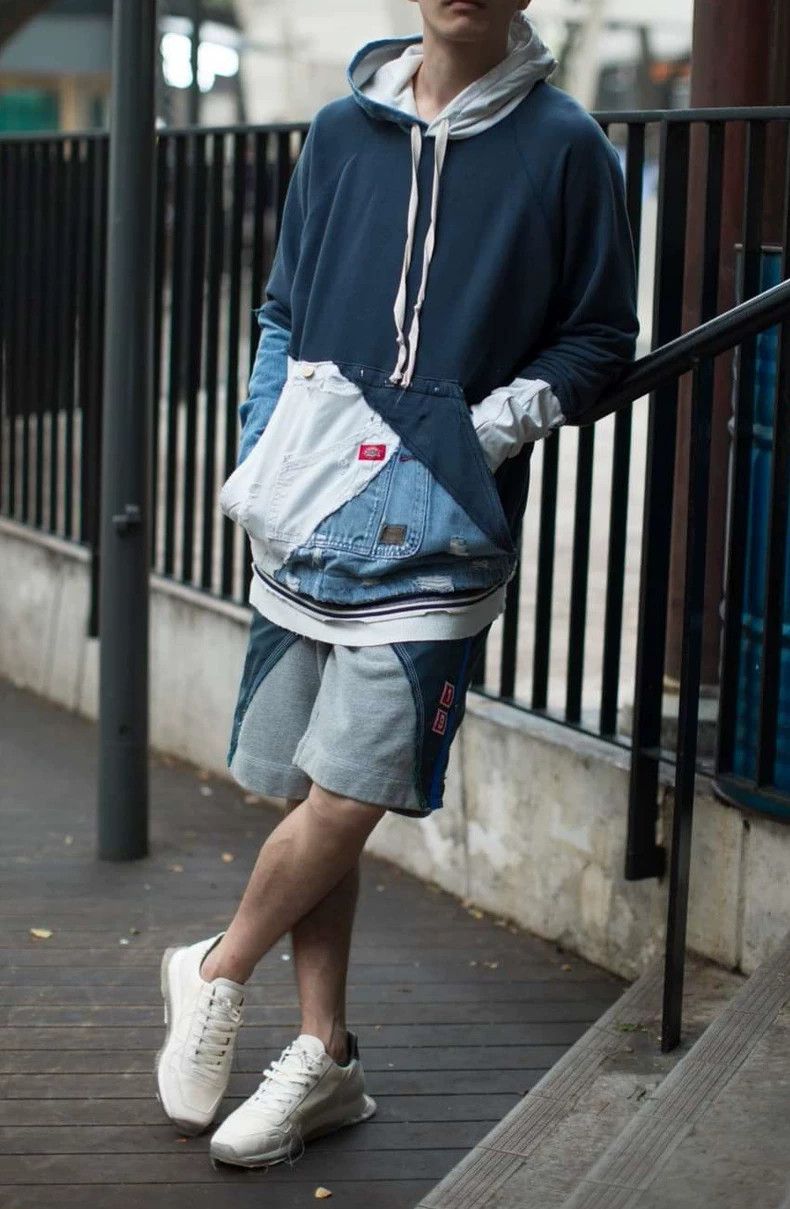 Greg Lauren Greg Lauren Nylon patchwork shorts Size US 38 / EU 54 - 2 Thumbnail