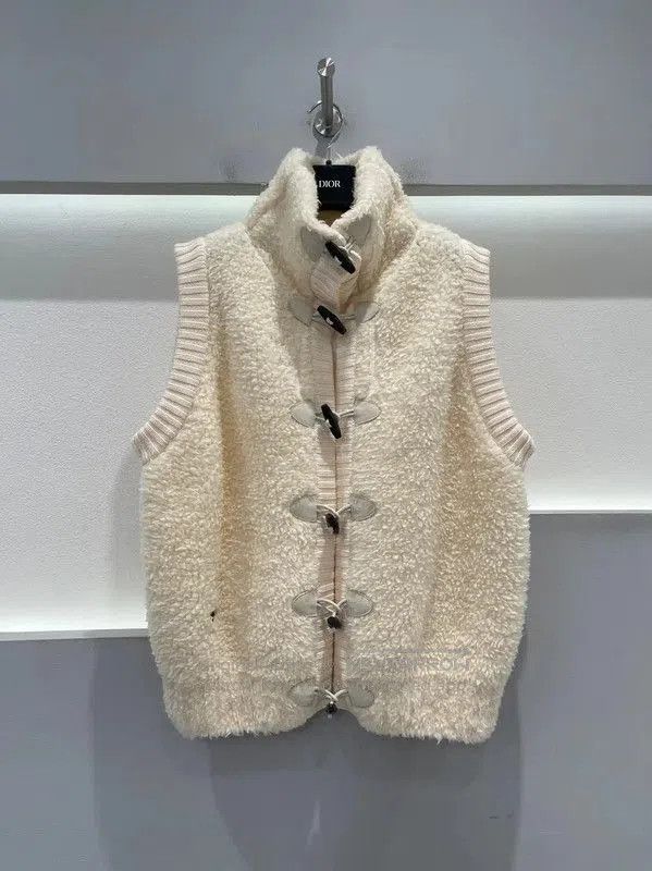 Dior Dior Cream Cashmere Women's Cardigan . Size XXS / US 00 / IT 34 - 1 Thumbnail