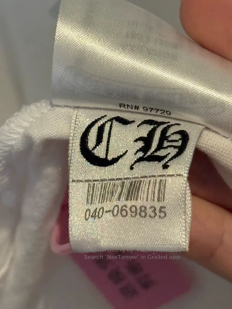Chrome Hearts Chrome Hearts Size XXL White Foti jiugongge short sleeve Size US XXL / EU 58 / 5 - 8 Thumbnail