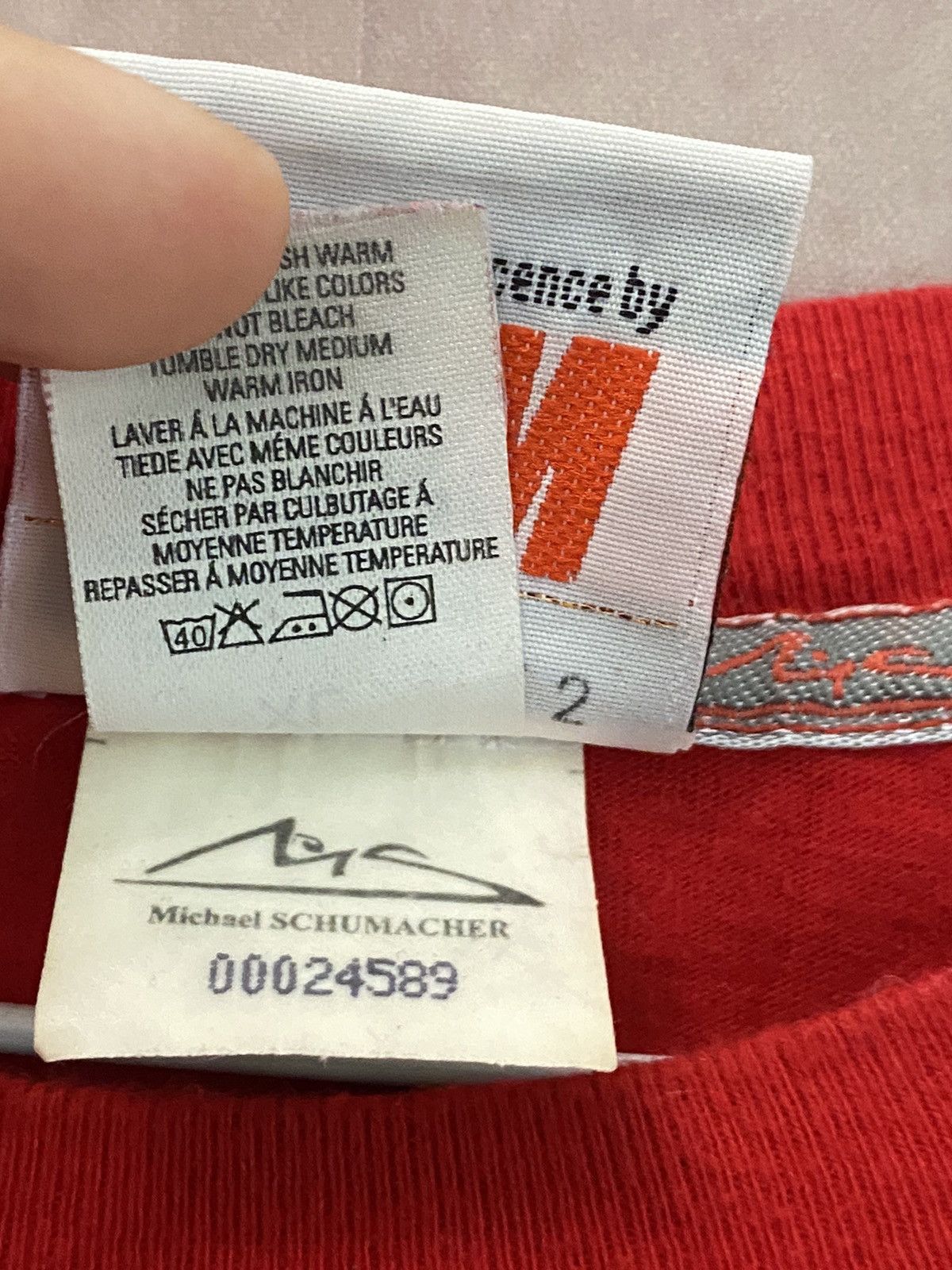 Vintage Vintage 90s F1 Michael Schumacher World Formula T-Shirt Size US XL / EU 56 / 4 - 5 Thumbnail