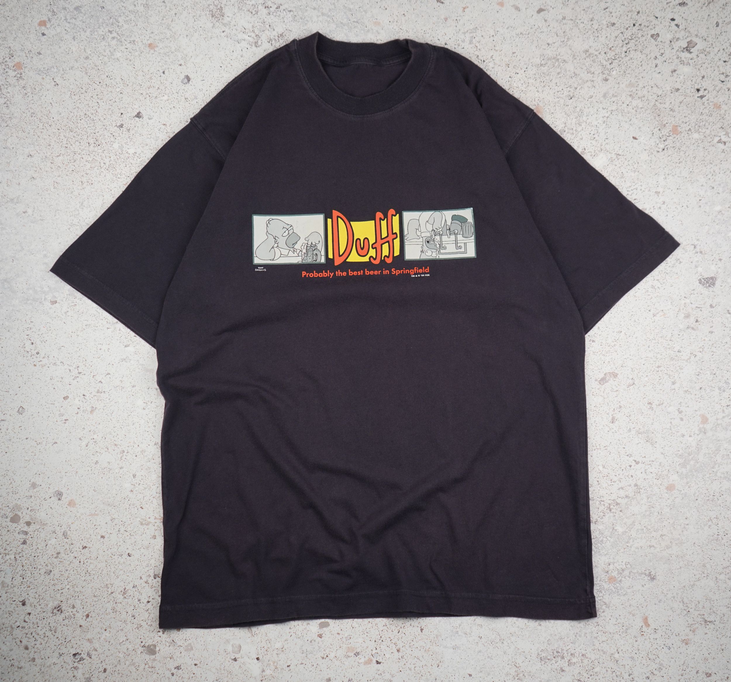 Cartoon Network × The Simpsons × Vintage Vintage Homer Simson Duff Beer T Shirt Size US M / EU 48-50 / 2 - 1 Thumbnail