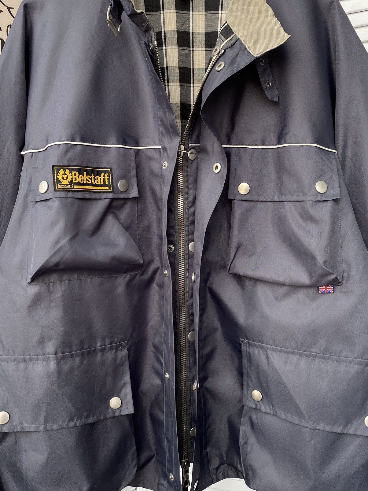 Belstaff × Vintage Vintage Belstaff Trialmaster Moto Multi Pocket Nylon Jacket Size US XL / EU 56 / 4 - 8 Thumbnail