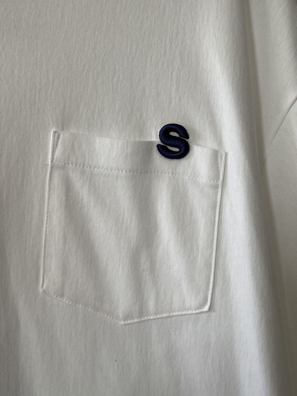 Sacai Sacai SCM-087 Logo Embroidered Pocket Tee Side Tape Size US M / EU 48-50 / 2 - 3 Thumbnail