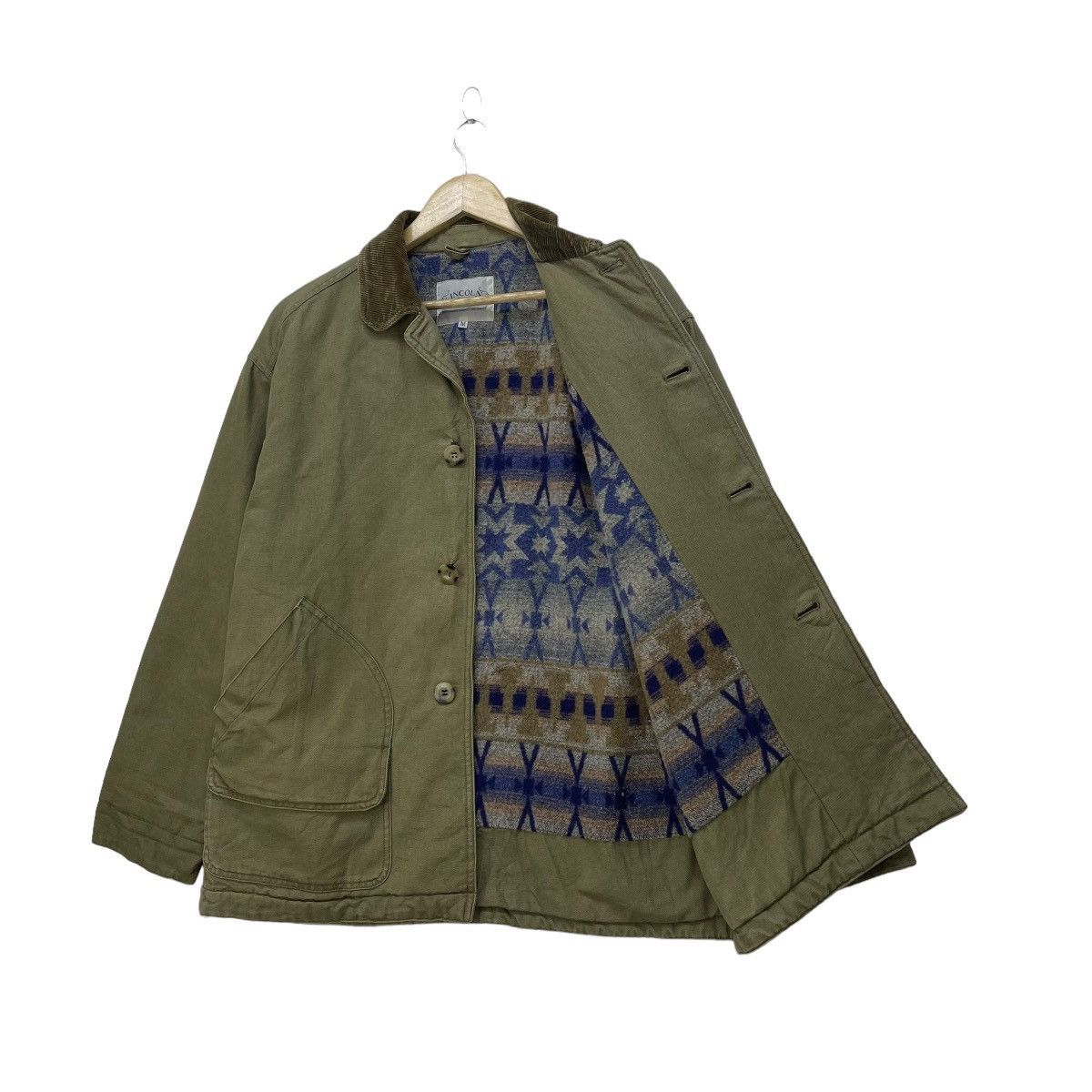 Hunter × Vintage 💥Vintage Lincoln Workwer Chore Printed Lining Warm Jacket Size US M / EU 48-50 / 2 - 4 Thumbnail