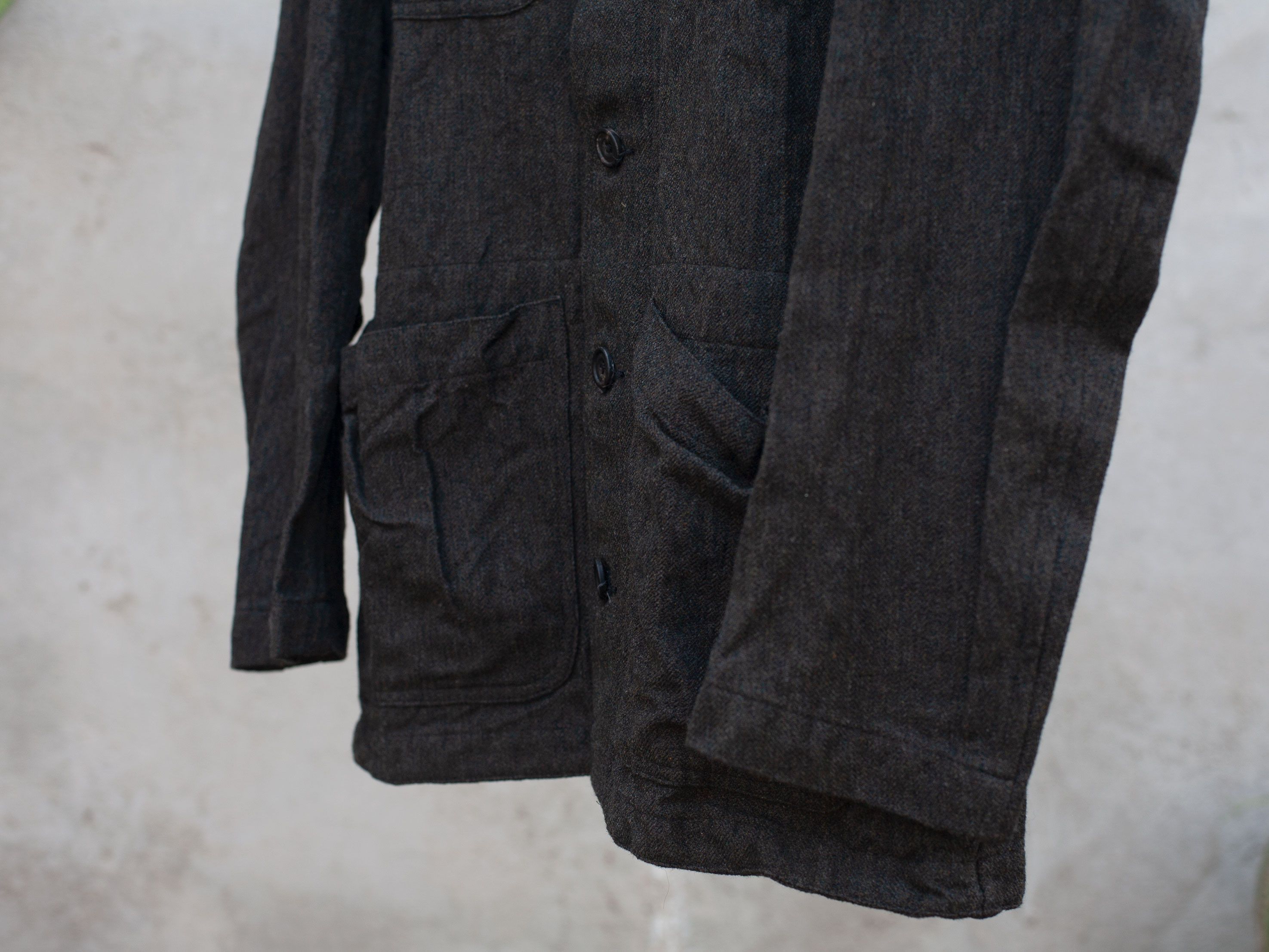 Paul Harnden Shoemakers AW2023 BREADMAKER JACKET WOOL LINEN TWEED Size US S / EU 44-46 / 1 - 7 Thumbnail