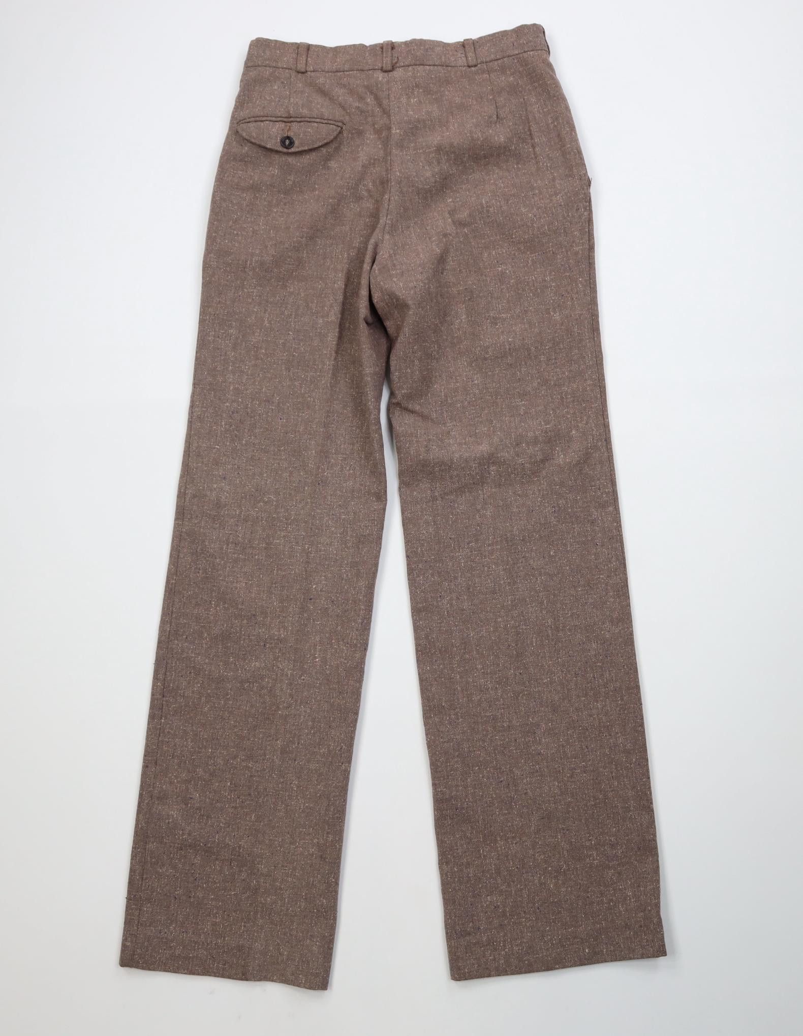 Vintage Vintage 70s Streetwear Wool Blend Knit Wide Leg Chino Pants Size US 29 - 13 Thumbnail