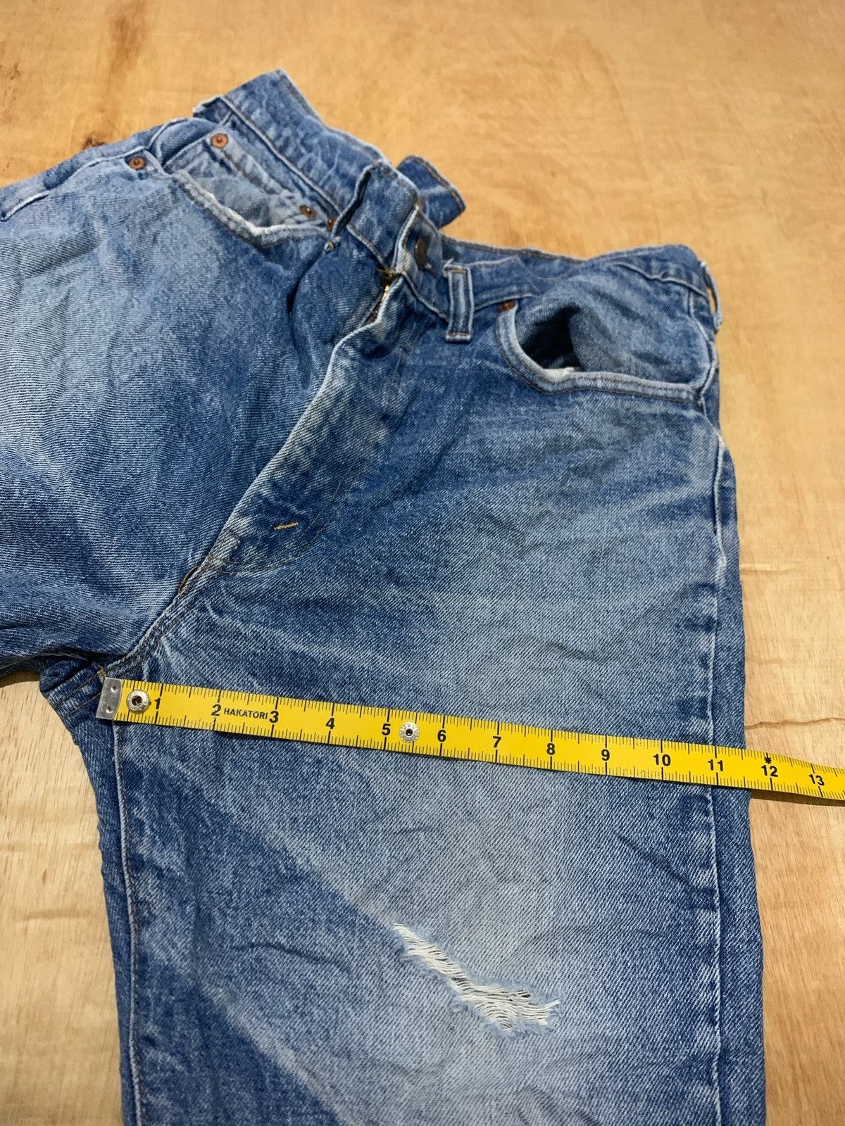 Japanese Brand × Levi's × Vintage Vintage Levi's top Button 16 Denim jeans Size US 34 / EU 50 - 10 Thumbnail
