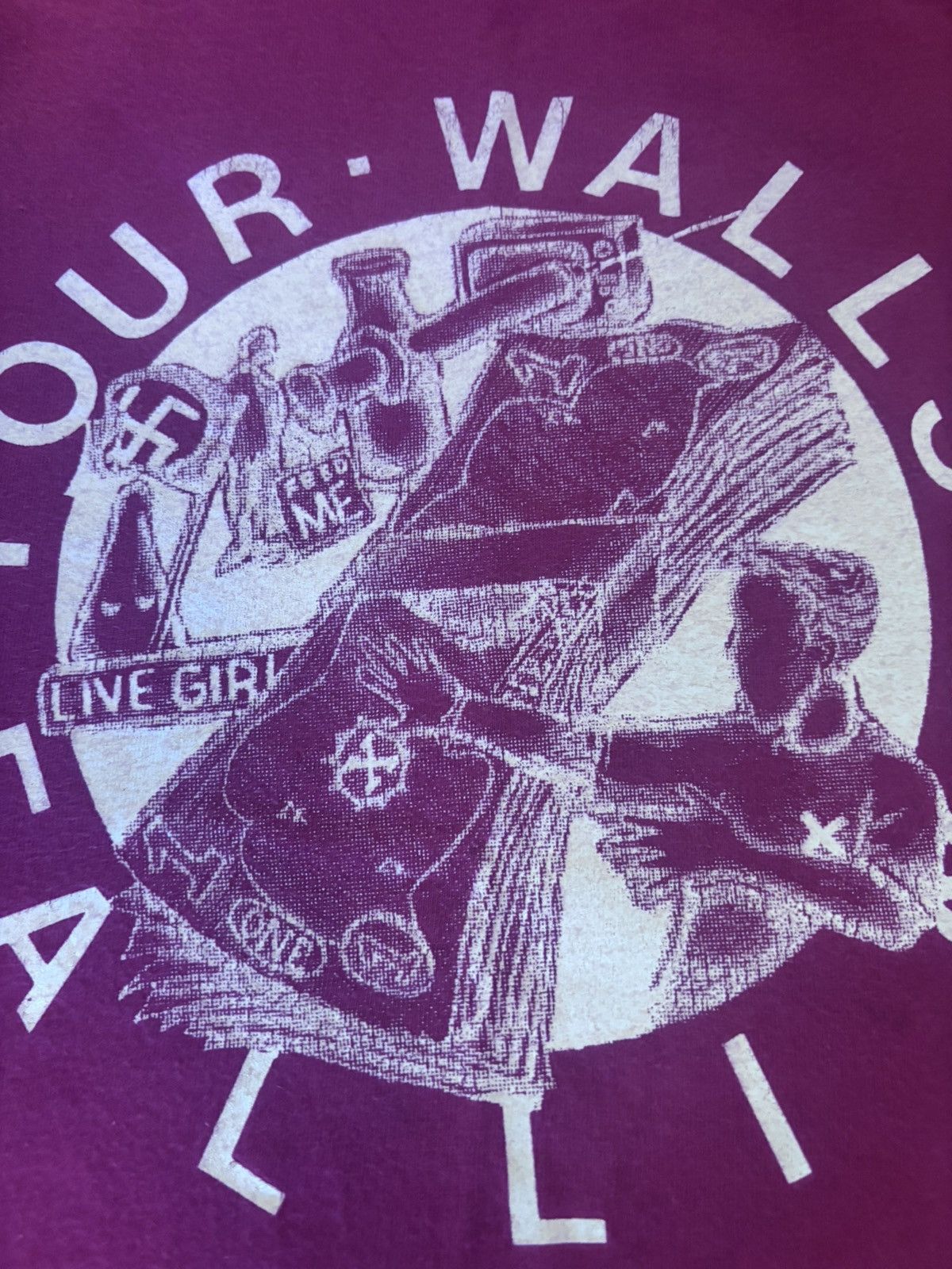 Band Tees FOUR WALLS FALLING hardcore band shirt Size US M / EU 48-50 / 2 - 2 Thumbnail