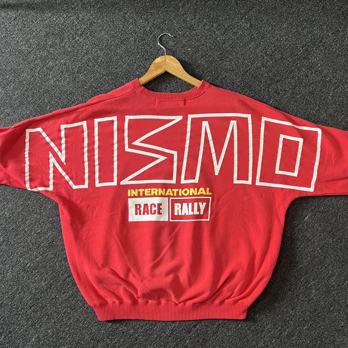 Vintage Vintage 90’s Nismo Nissan Racing Team Logo Spellout Crewneck Size US L / EU 52-54 / 3 - 8 Thumbnail