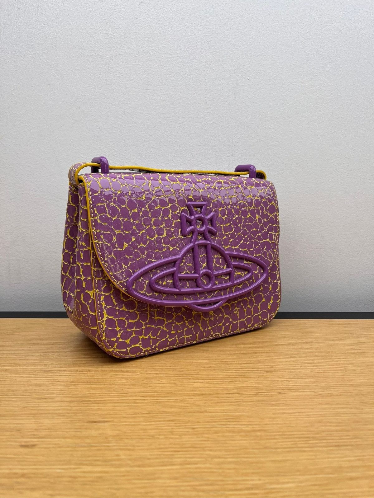 Vivienne Westwood o1f1d3z0625 Size: OS / Linda Crossbody Bag in Purple/Yellow Size ONE SIZE - 1 Preview