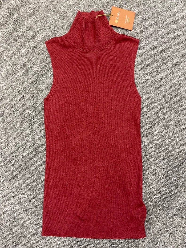 Loro Piana Loro piana High collar silk vest Size L / US 10 / IT 46 - 1 Thumbnail