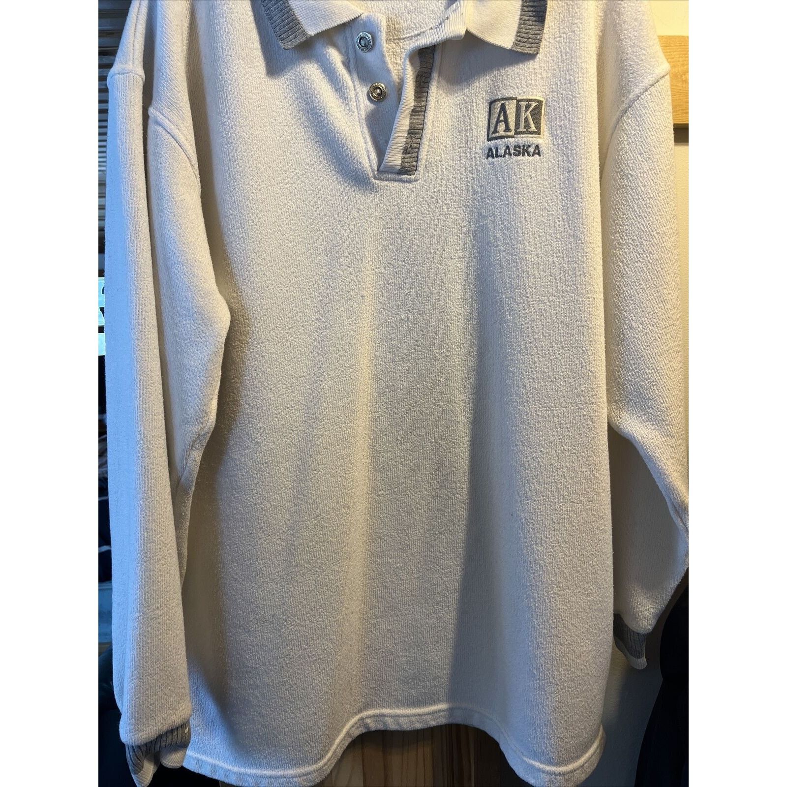 Other Renegade Club Vintage Men’s XL White LS Cotton Blend Sweater Size US XL / EU 56 / 4 - 8 Thumbnail