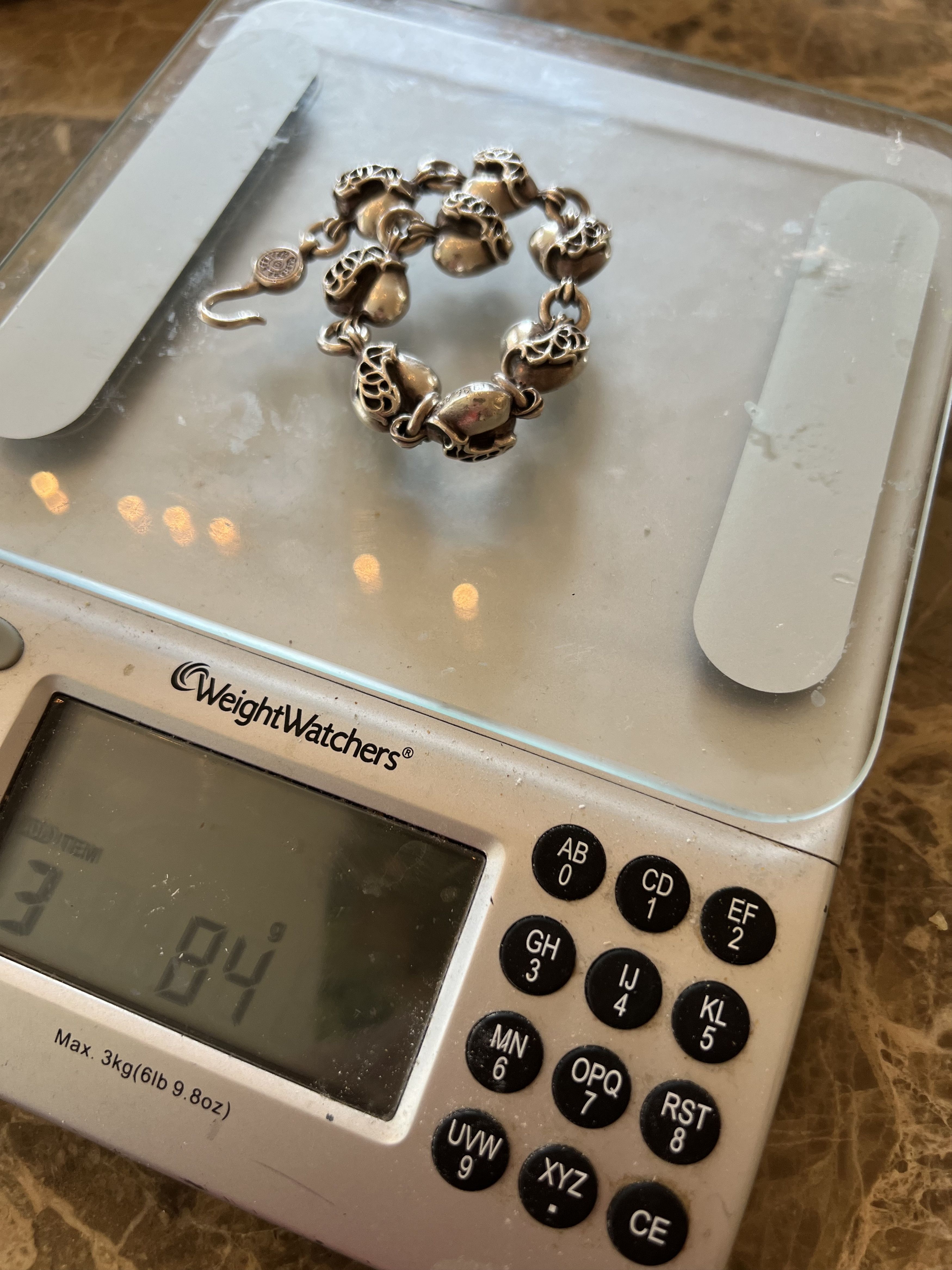 Chrome Hearts Chrome Hearts Heart Link Bracelet Size ONE SIZE - 7 Thumbnail