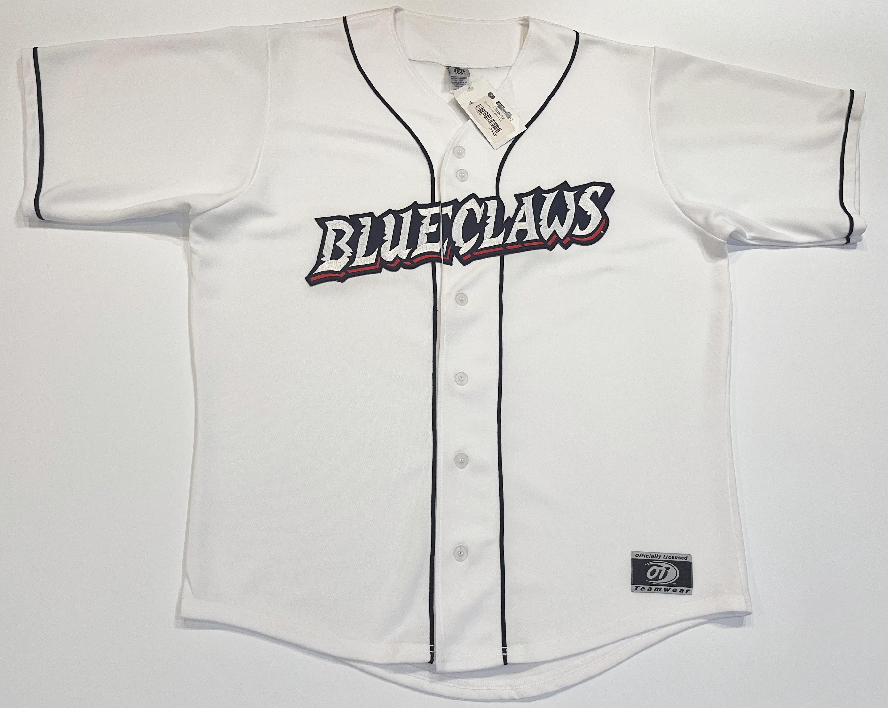 Vintage OT Sports MiLB Lakewood Blueclaws Baseball Jersey Size US L / EU 52-54 / 3 - 1 Thumbnail