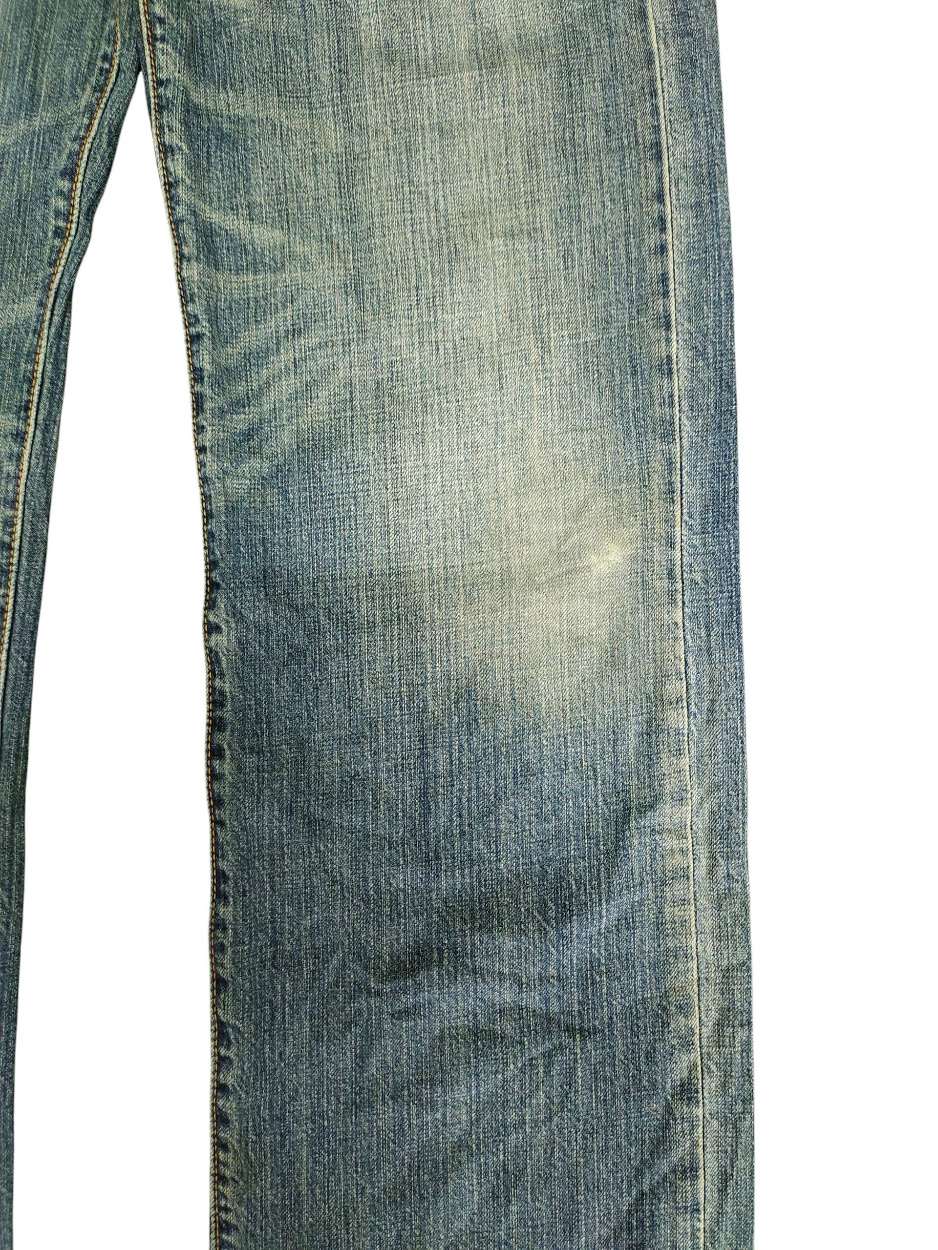 Kapital Vintage Y2k Levis Clawmark Distress Faded Denim Jeans Size US 30 / EU 46 - 3 Thumbnail