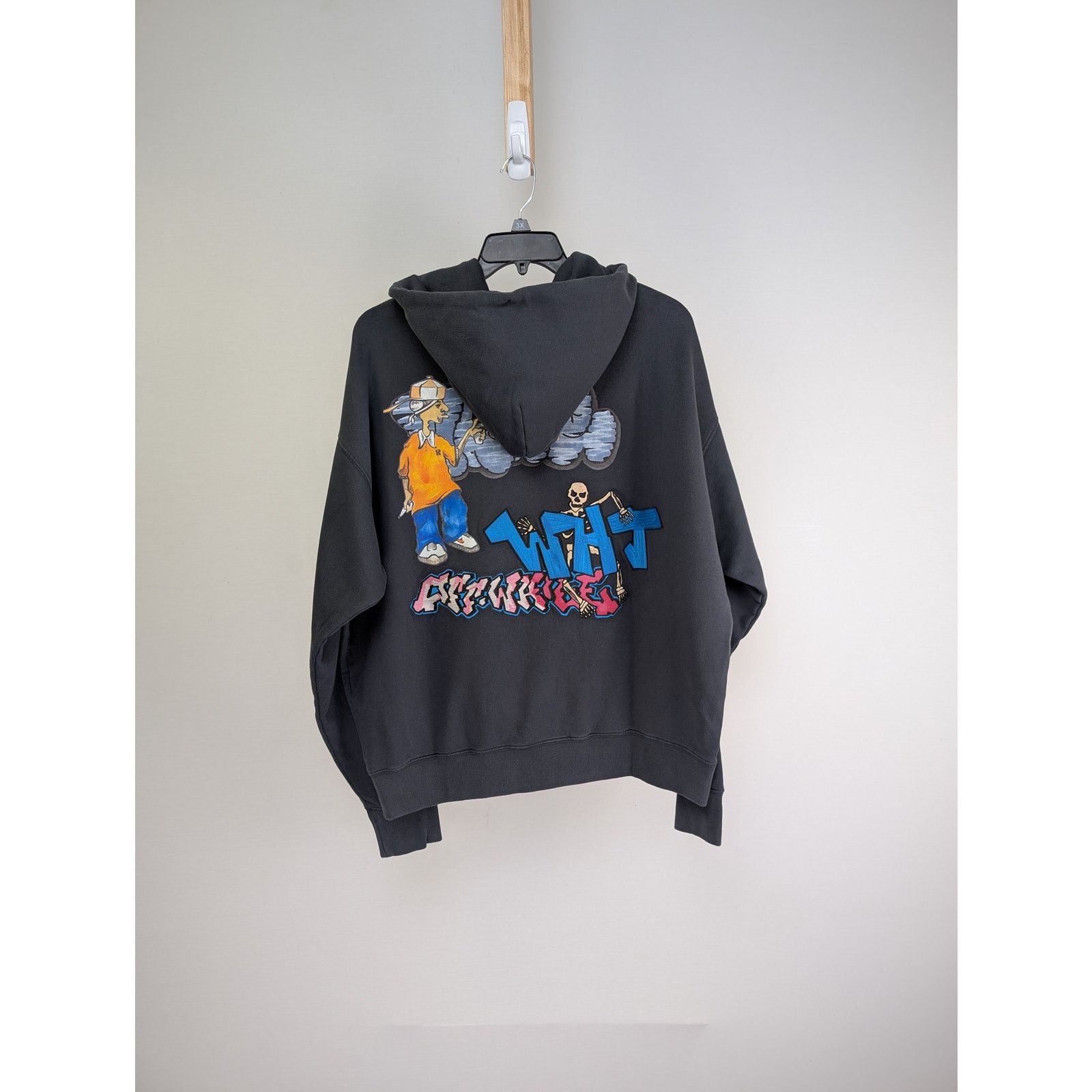 Off-White o1rshd1 Graff Pupp Skate Hoodie outerspace in Multicolor Size US L / EU 52-54 / 3 - 12 Thumbnail