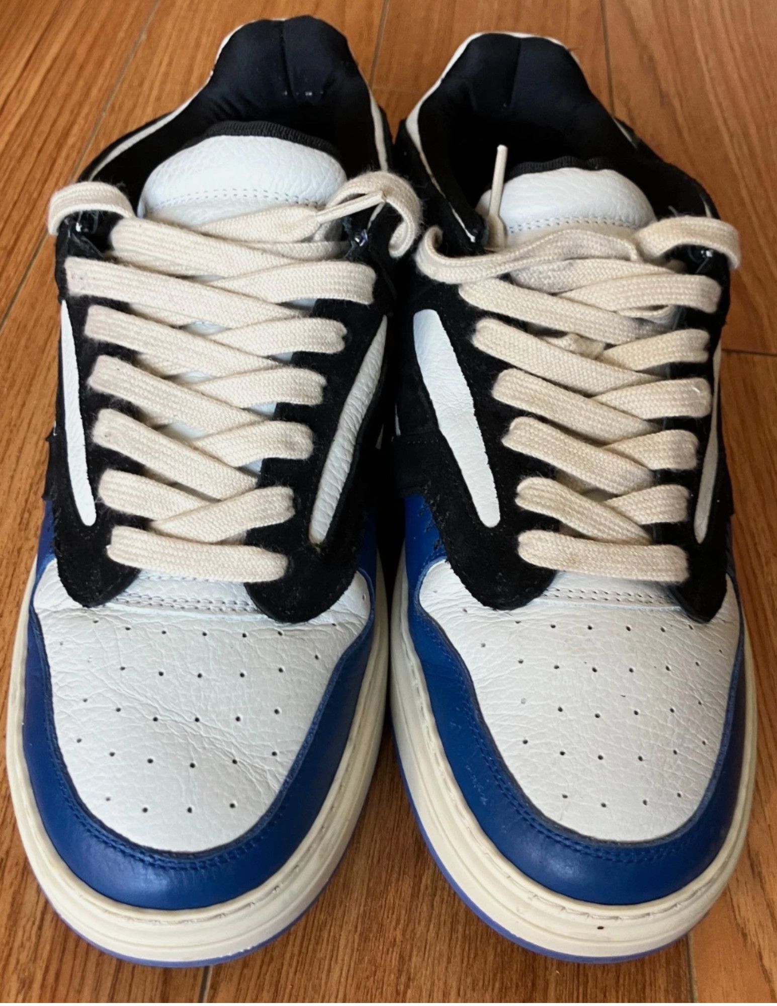 Represent Clo. Represent Apex Sneakers Cobalt/Black/White Leather US11UK10 Size US 11 / EU 44 - 1 Thumbnail
