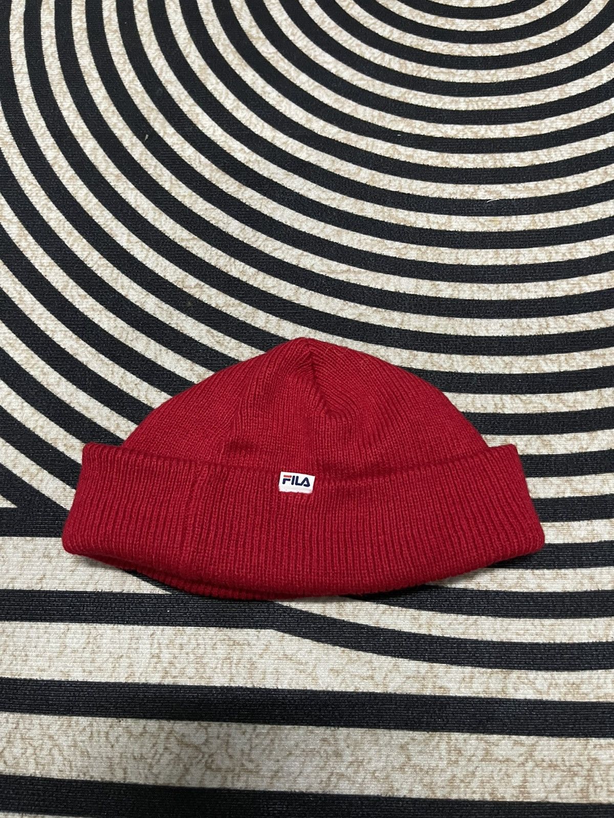 Fila 90s FILA EMBROIDERED BEANIE HAT Size ONE SIZE - 2 Thumbnail