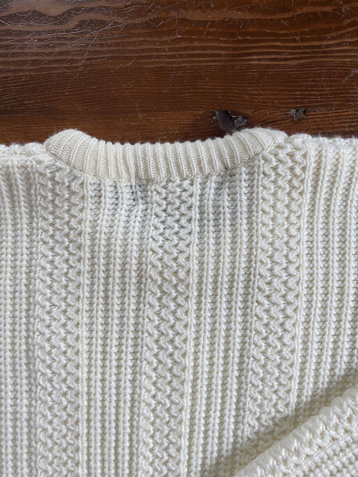 Vintage Vintage 80’s Barnaby White Knit Sweater Size US L / EU 52-54 / 3 - 11 Thumbnail