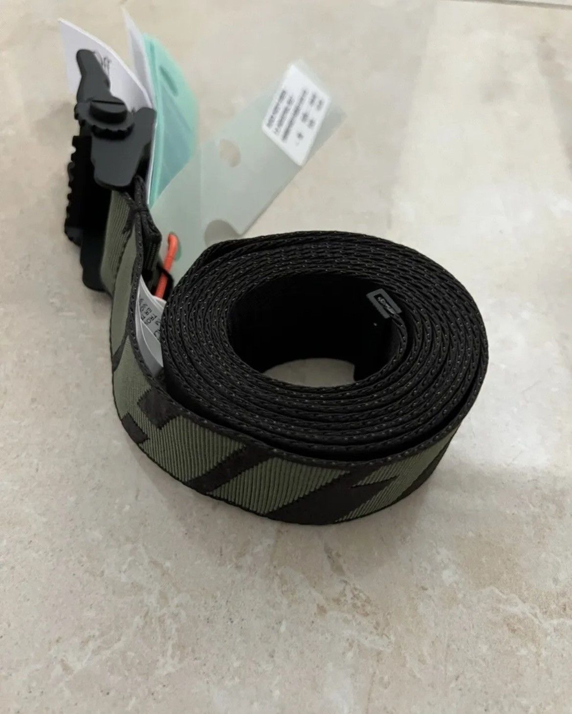 Off-White × Virgil Abloh 🔥 NWT OFF-WHITE INDUSTRIAL BELT Size ONE SIZE - 1 Thumbnail
