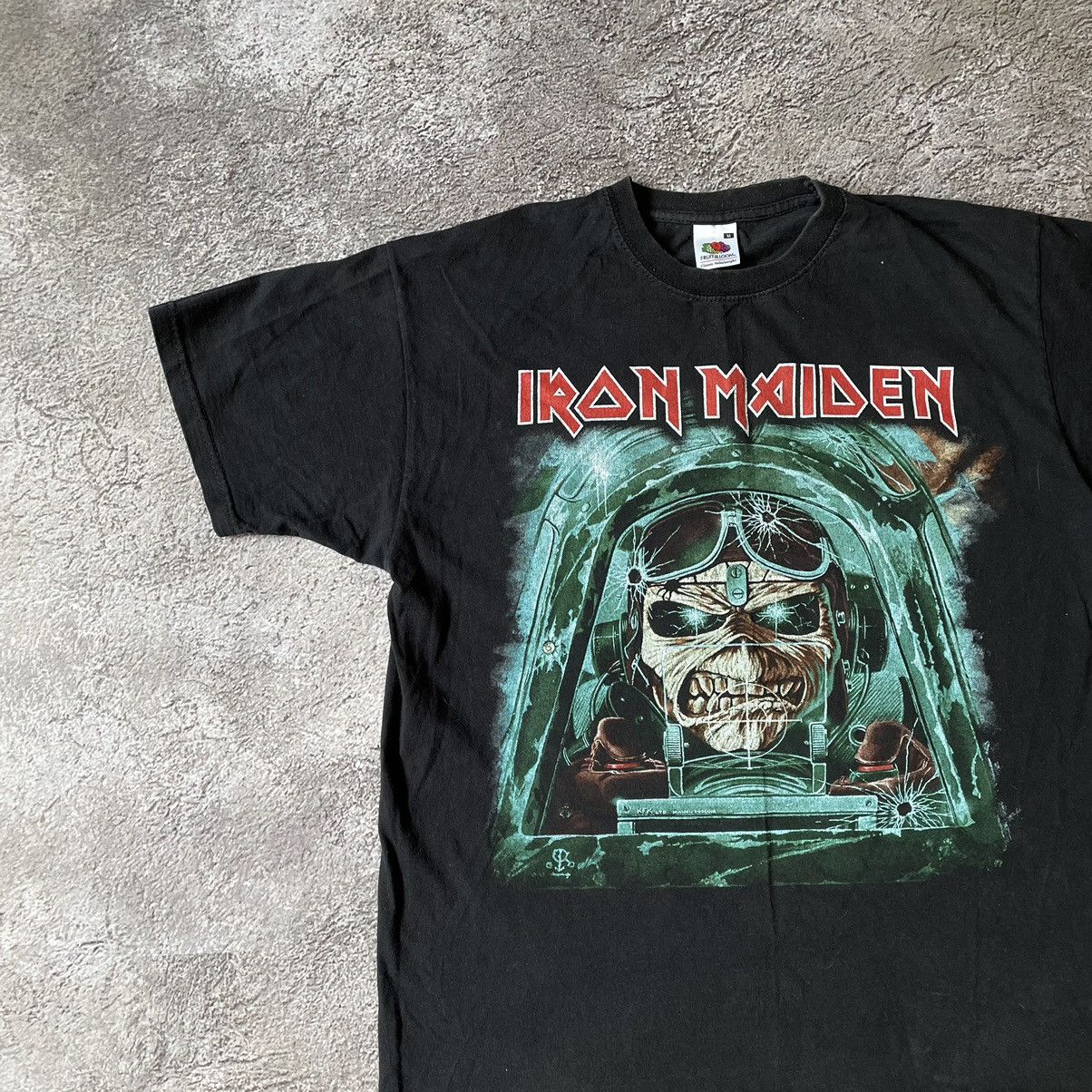 Vintage Vintage 90s Iron Maiden Band Tee Graphic Punk Grunge Slim M Size US M / EU 48-50 / 2 - 4 Thumbnail