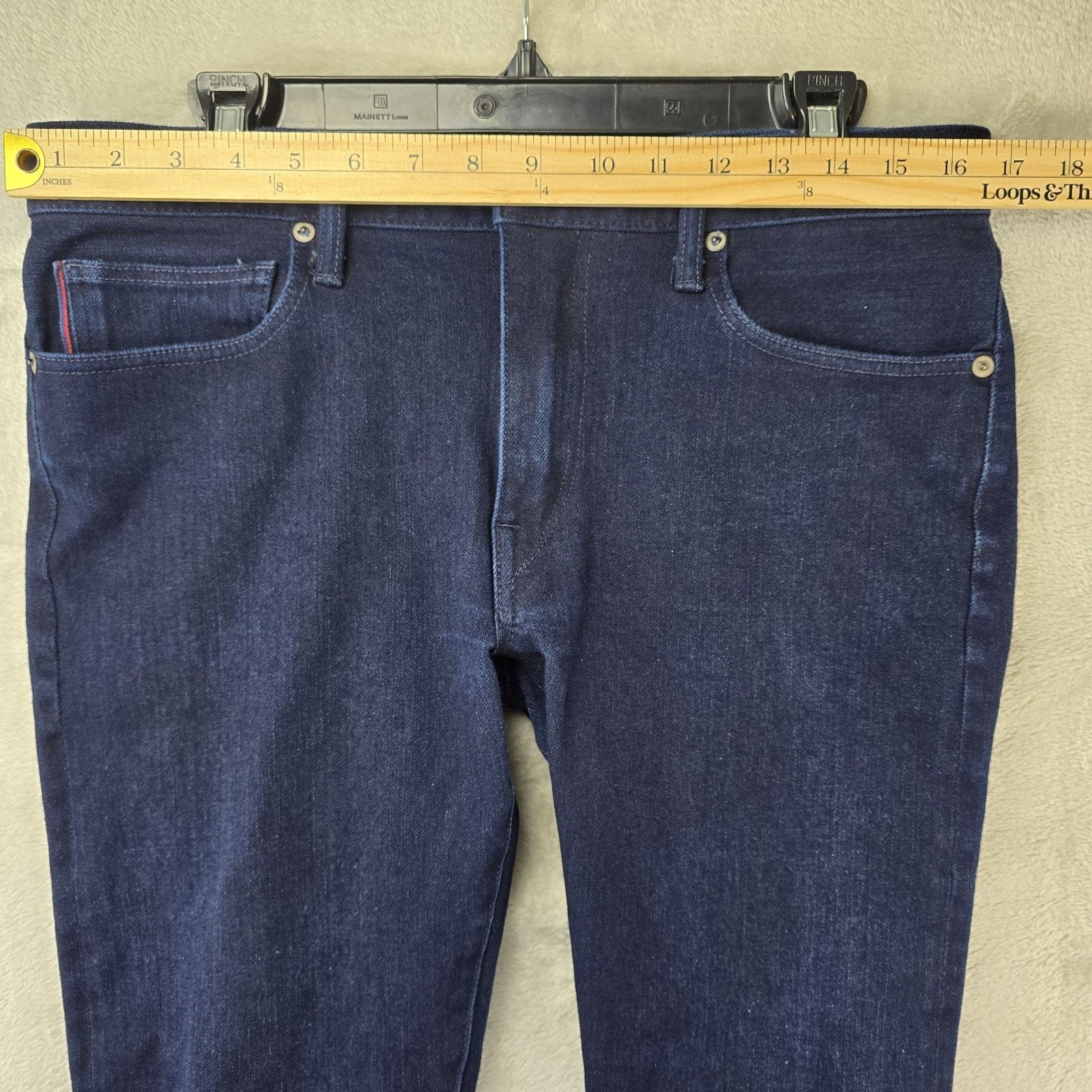 KATO Hiroshi Kato Jeans 33x29 Blue The Pen Slim Selvedge Denim Size US 33 - 13 Thumbnail