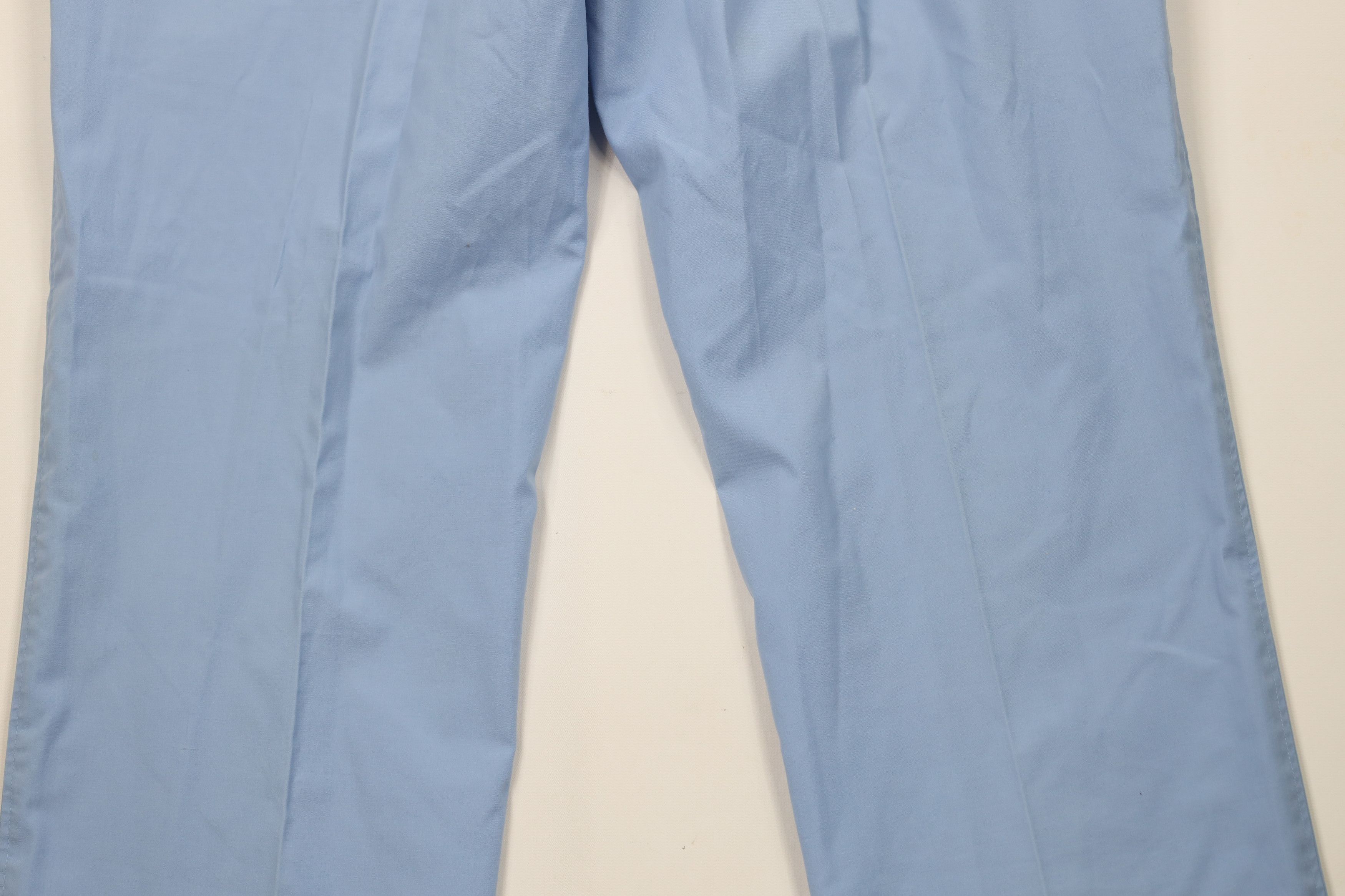 Vintage Vintage 70s Streetwear Flared Wide Leg Chino Pants Blue Size US 36 / EU 52 - 13 Thumbnail