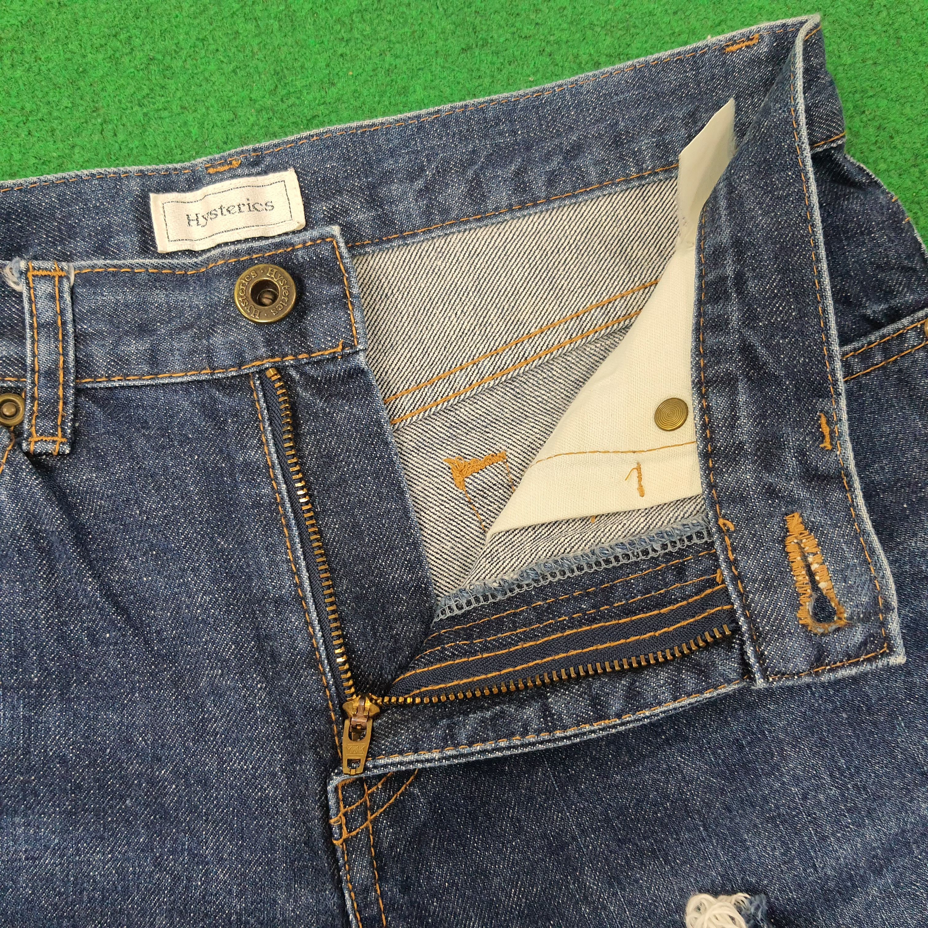 Hysteric Glamour Vintage Hysteric Glamour Japan Custom Logo Jeans C244N8 Size US 27 - 7 Thumbnail
