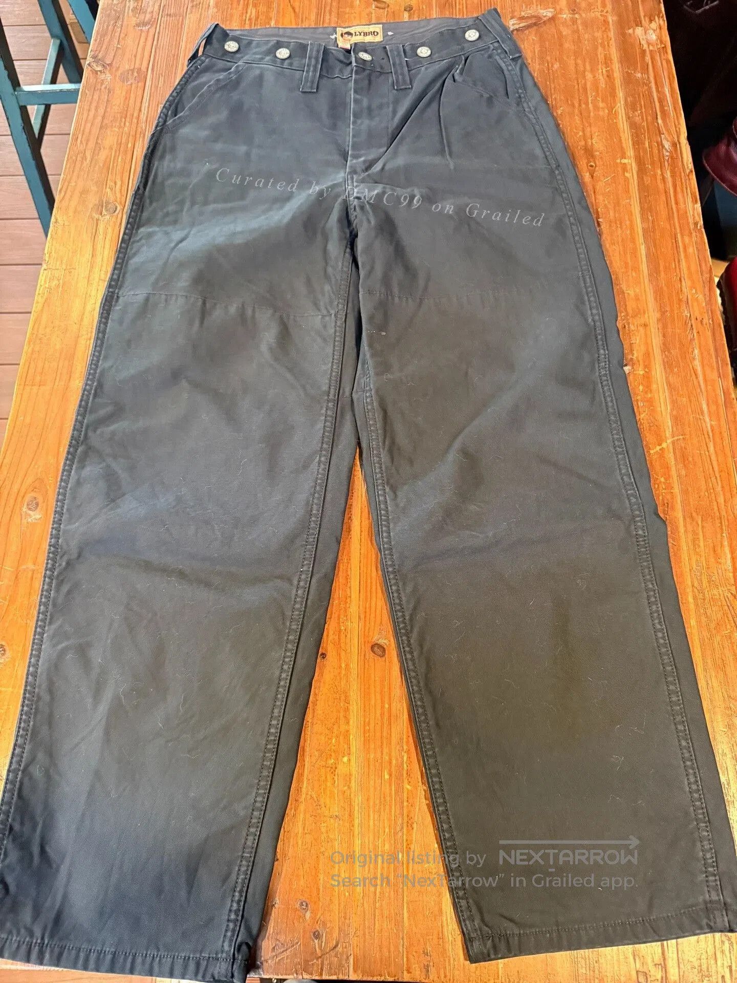 Nigel Cabourn Nigel Cabourn LYBRO Black Cargo Pants. Size US 30 / EU 46 - 1 Thumbnail