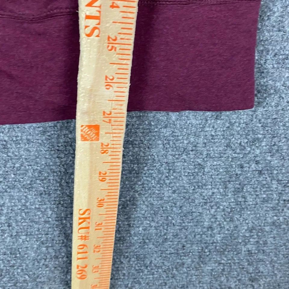 Other Liz Lange Maternity Top Women's XS Long Sleeve Burgundy Size XS / US 0-2 / IT 36-38 - 6 Thumbnail