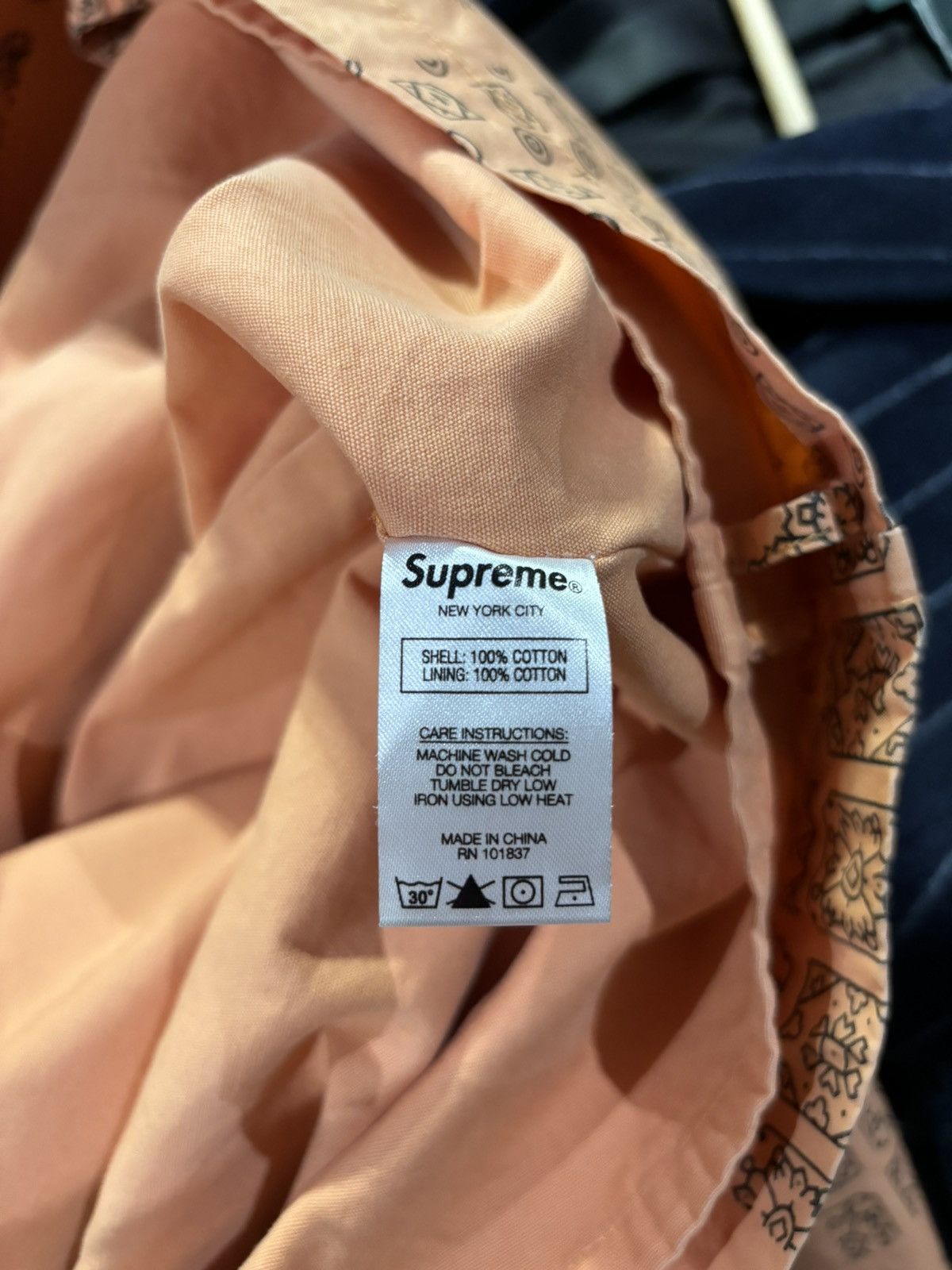 Supreme Supreme Paisley Orange Button Long Trench Coat Size US L / EU 52-54 / 3 - 5 Thumbnail