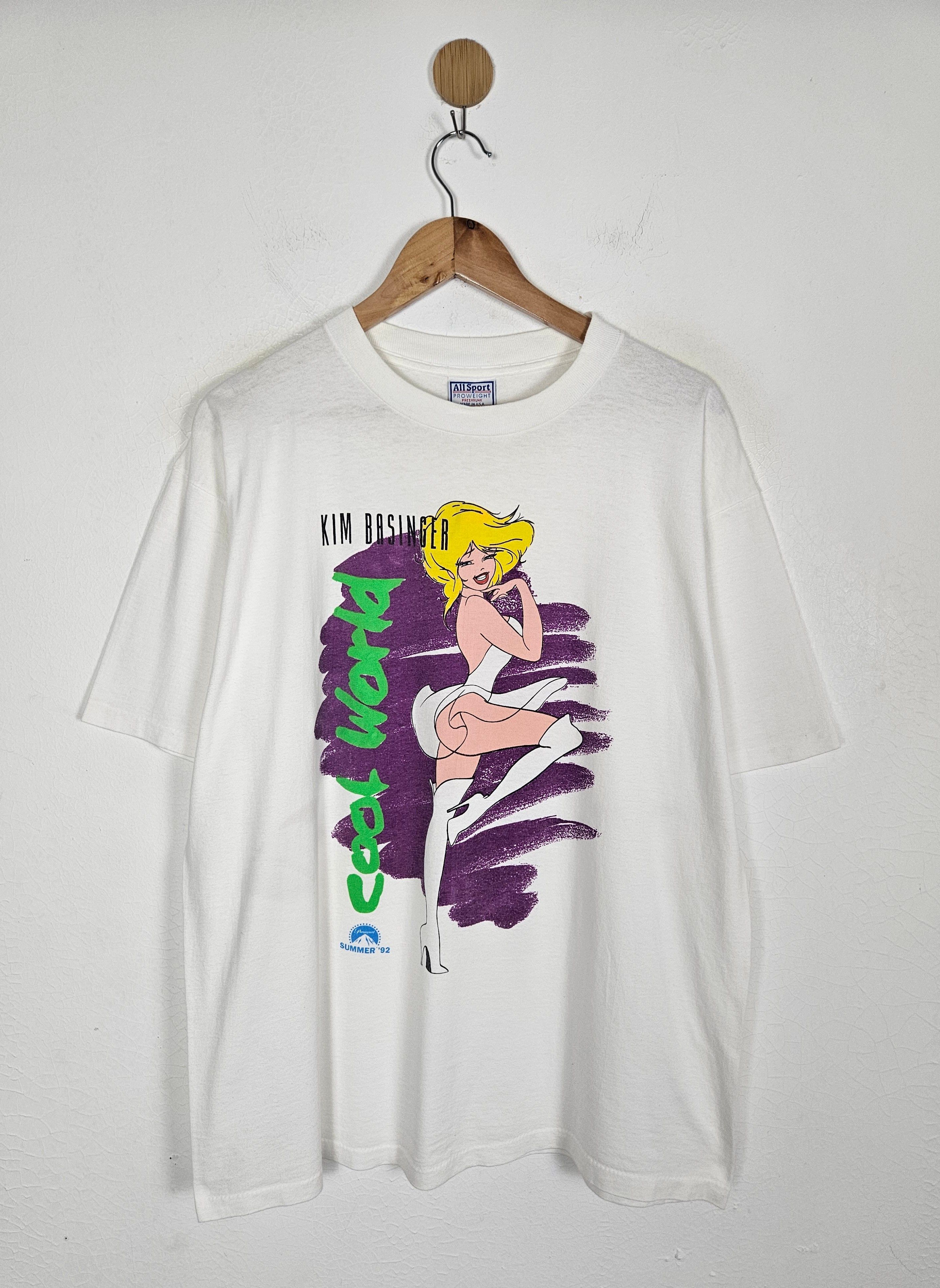Vintage 1992 Cool World Kim Basinger movie Shirt